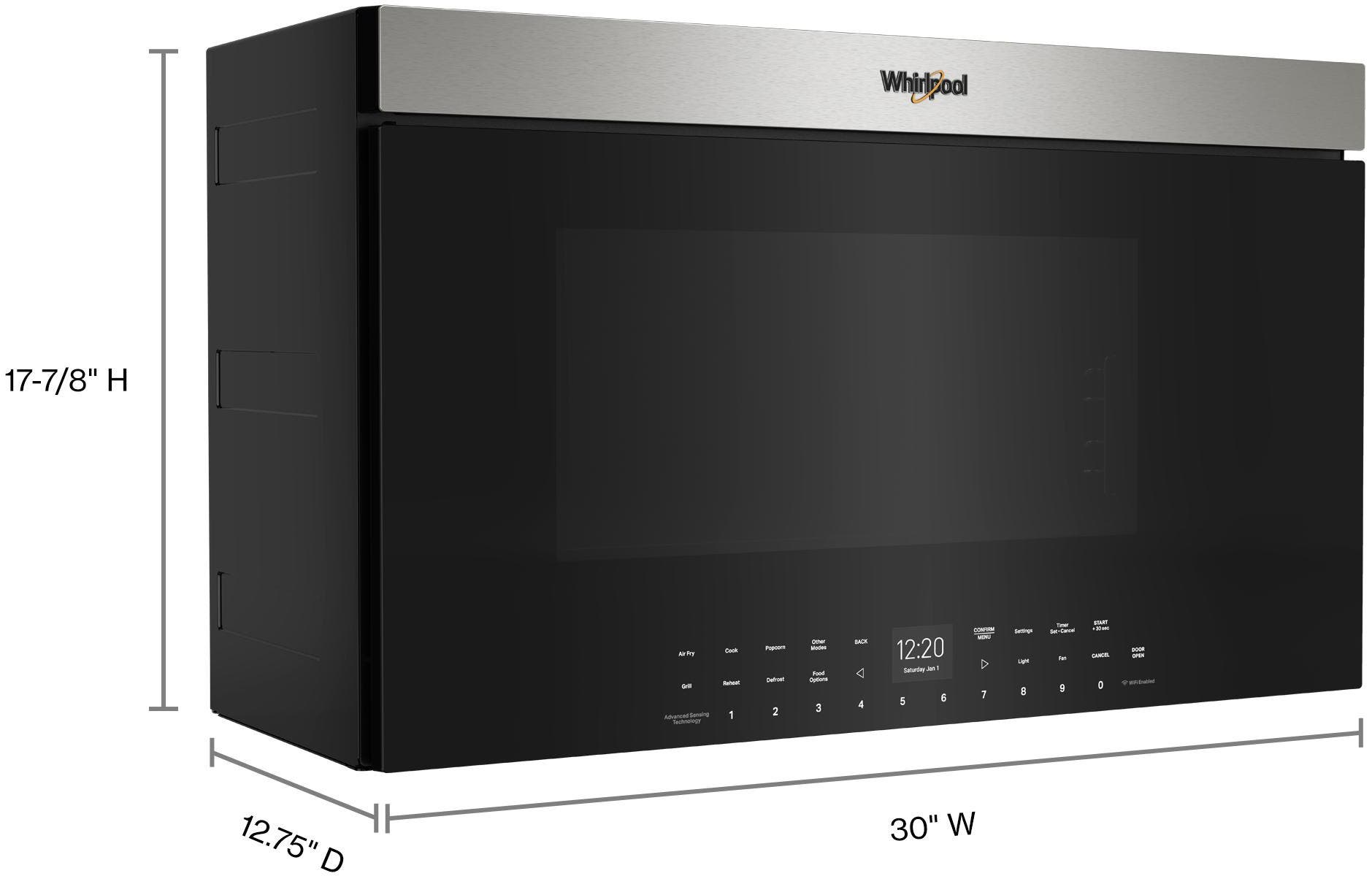 Whirlpool WMMF7530RZ Fingerprint Resistant Stainless Steel