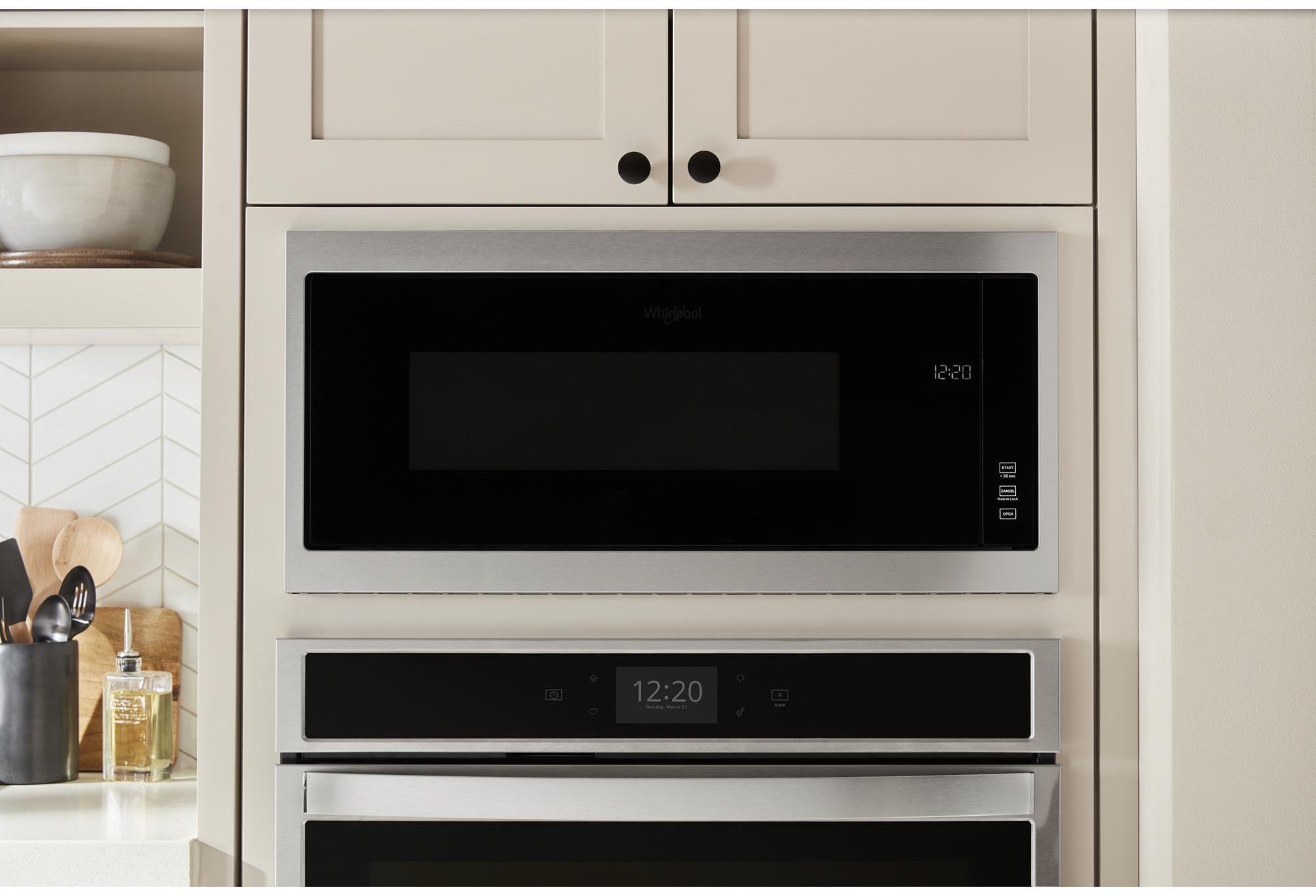 Whirlpool WMT50011KS 28 Inch Slide-In Microwave Stainless Steel