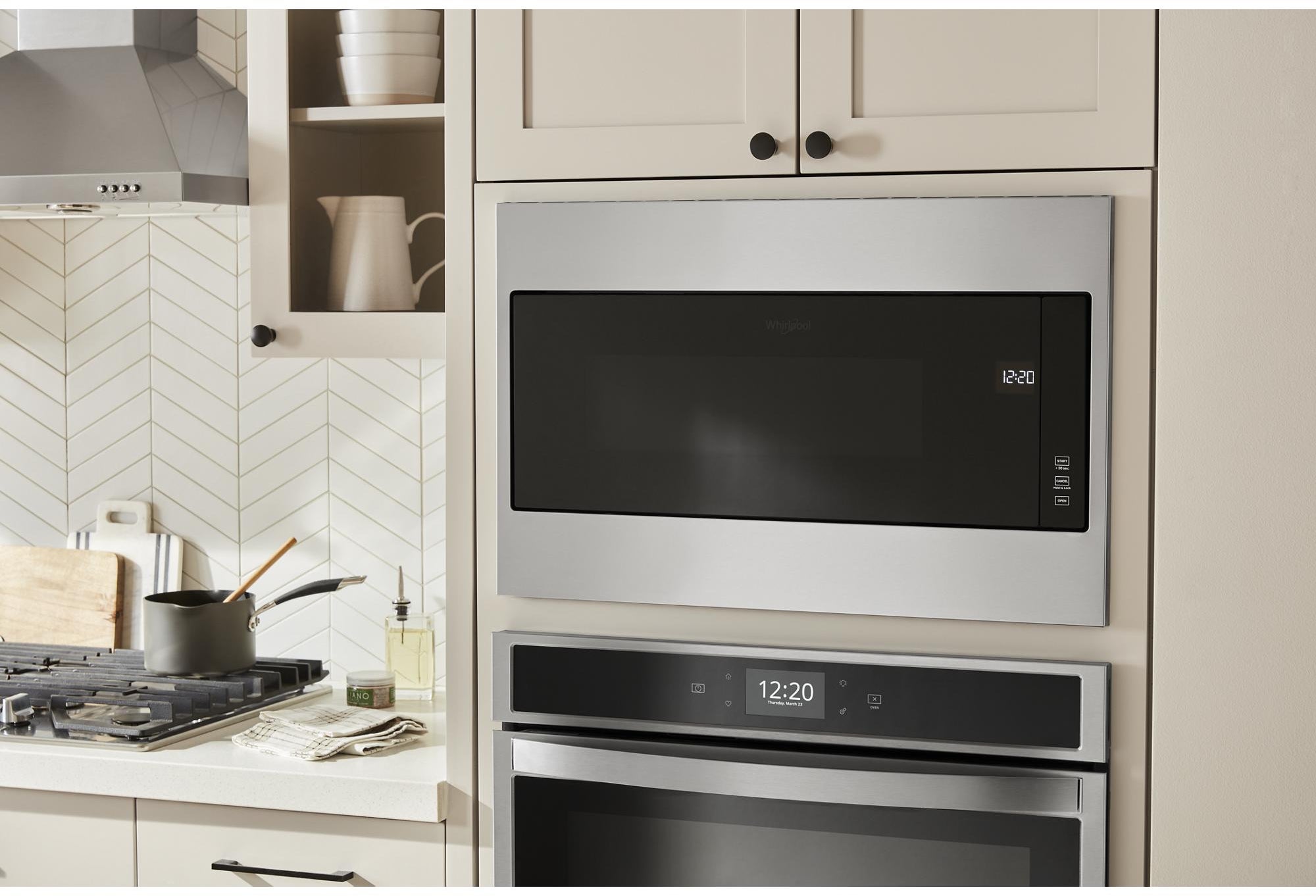 Whirlpool WMT55511KS 28 Inch Slide-In Microwave Stainless Steel