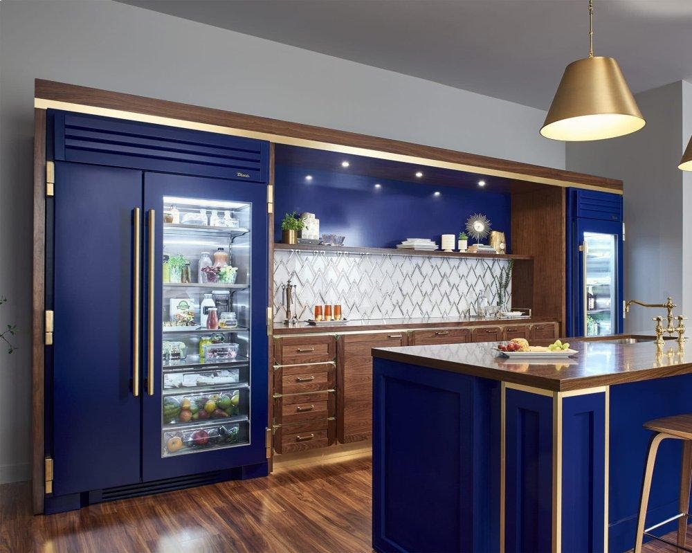True Residential TR48SBSSGC Stainless Glass Door