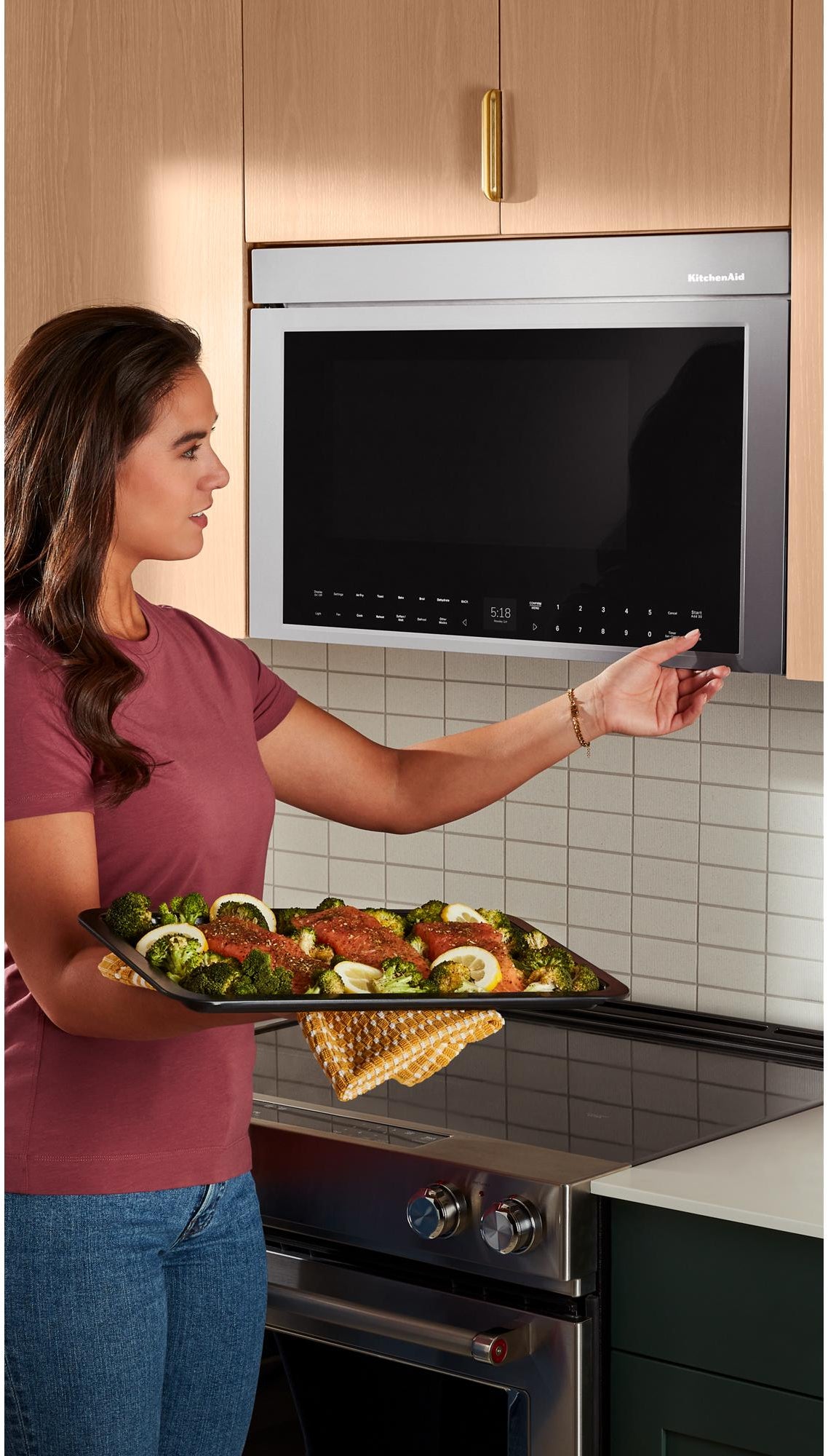 KitchenAid KMMF730PPS 30 Inch Multifunction Over-the-Range Smart