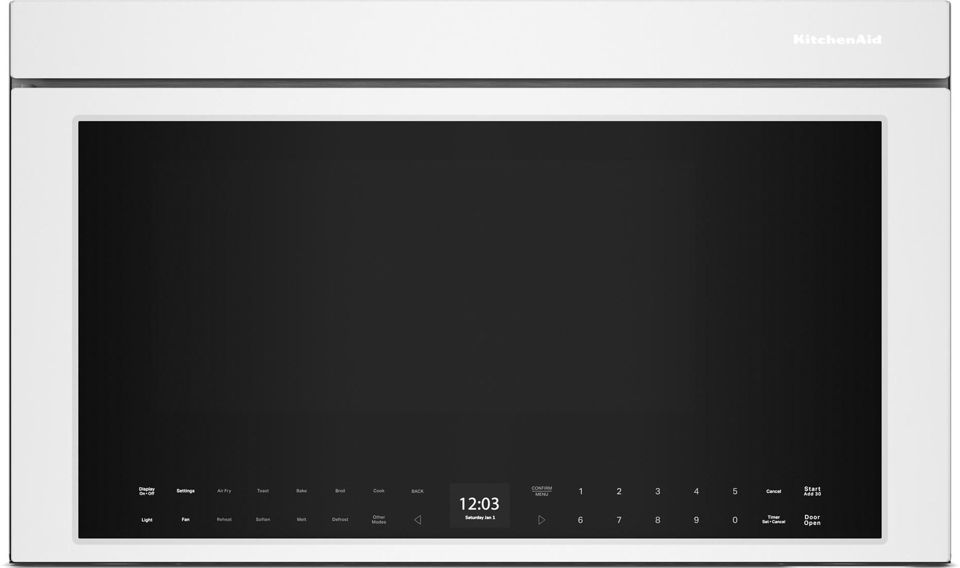 KitchenAid KMMF530PWH 1.1 Cu. Ft. Multifunction Over-the-Range