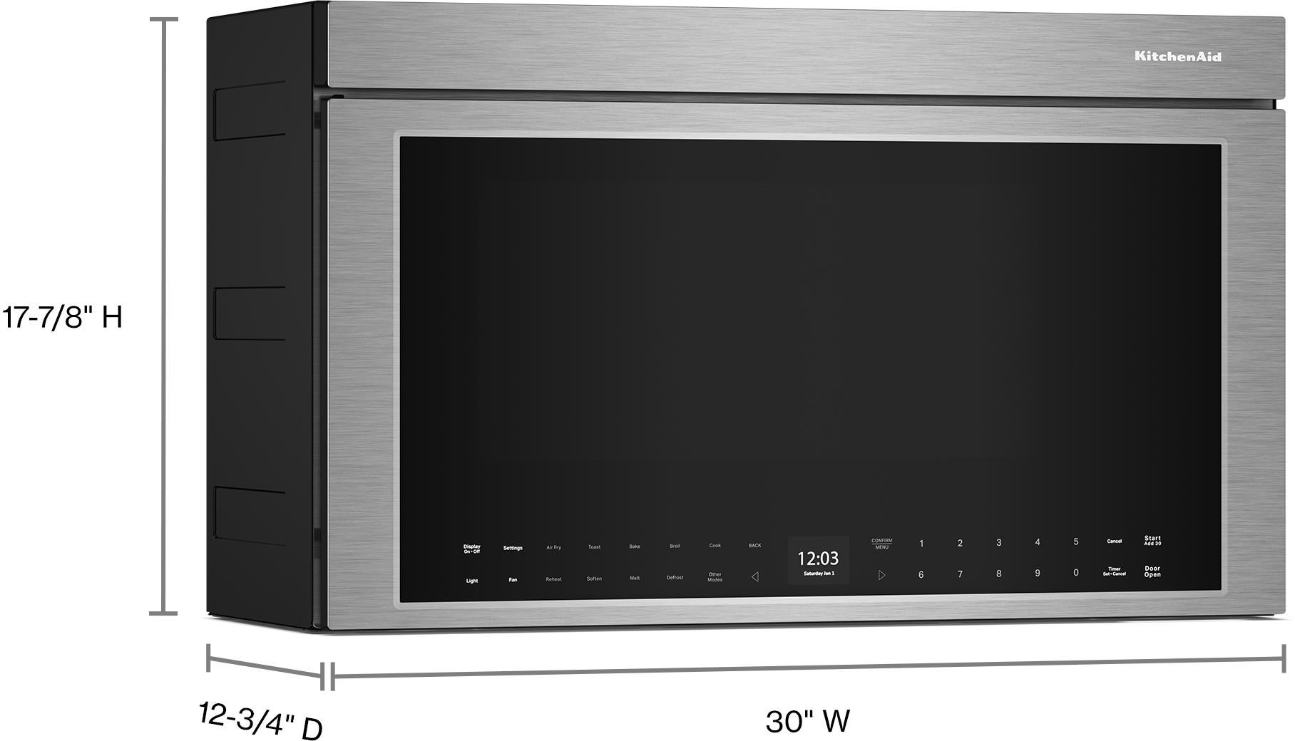 KitchenAid KMMF530PPS 1.1 Cu. Ft. Multifunction Over-the-Range