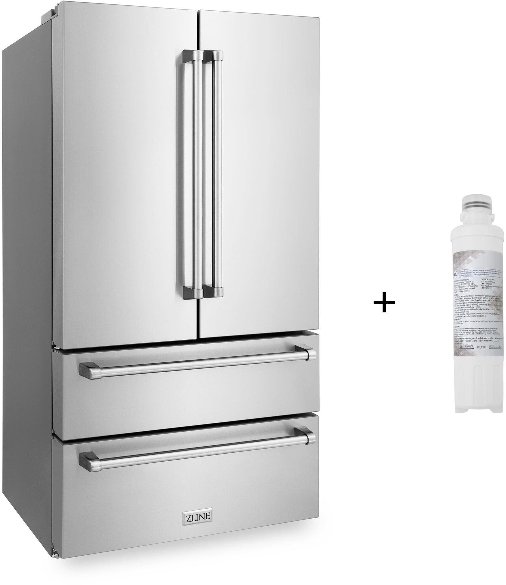 Zline RFMWF36 Fingerprint Resistant Stainless Steel