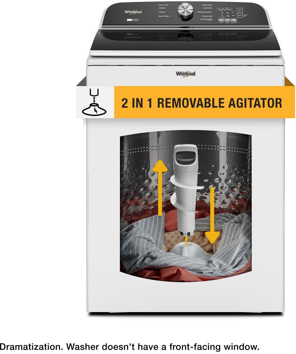 Whirlpool WTW6157PW 5.3 Cu. Ft. Whirlpool® Top Load Washer White