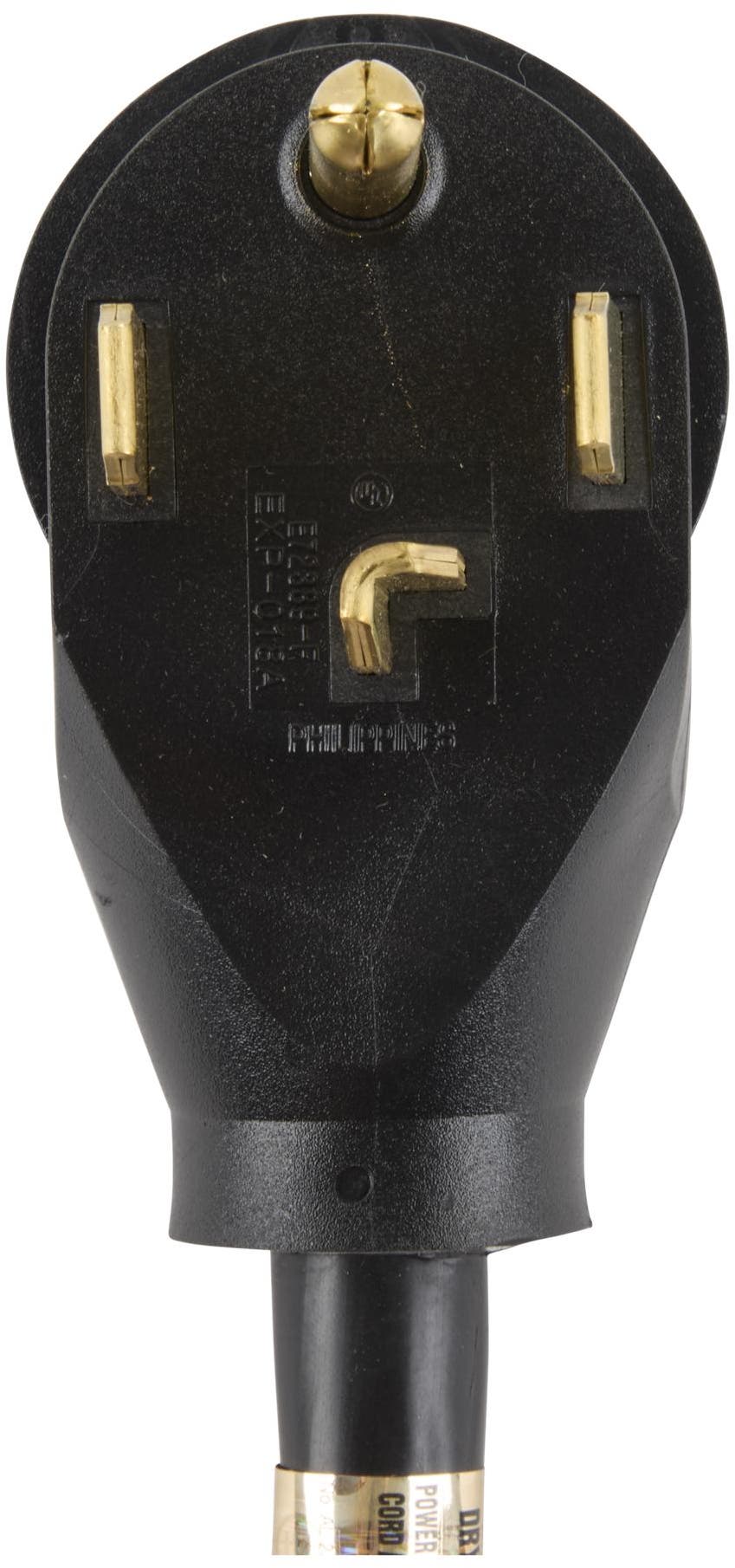 Whirlpool PT400L 4 ft. 30 Amp 4-Prong Dryer Cord