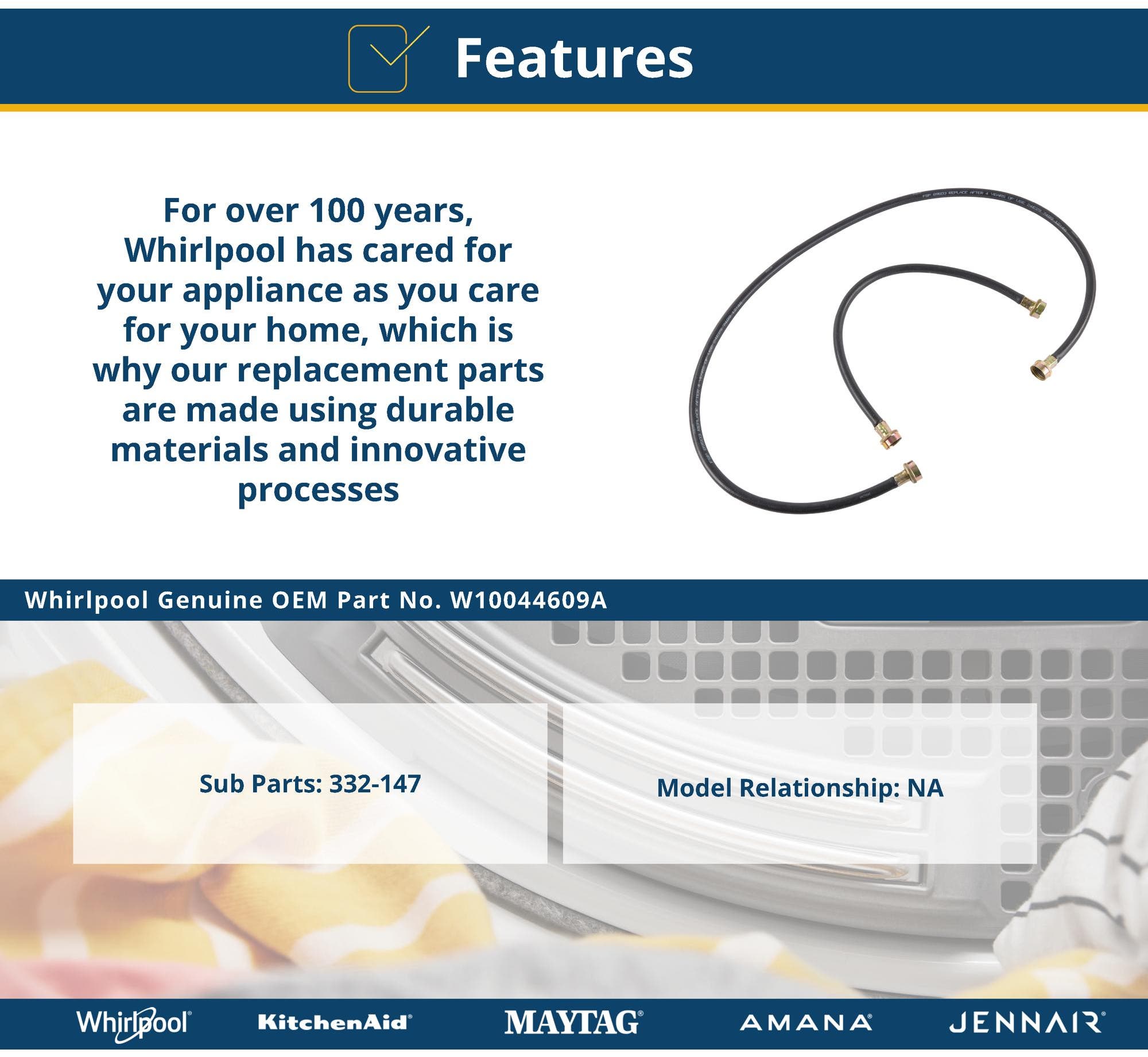 Whirlpool W10044609A Other