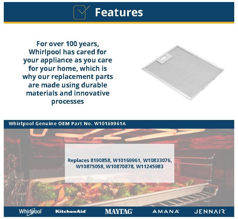 Whirlpool W10169961A Other