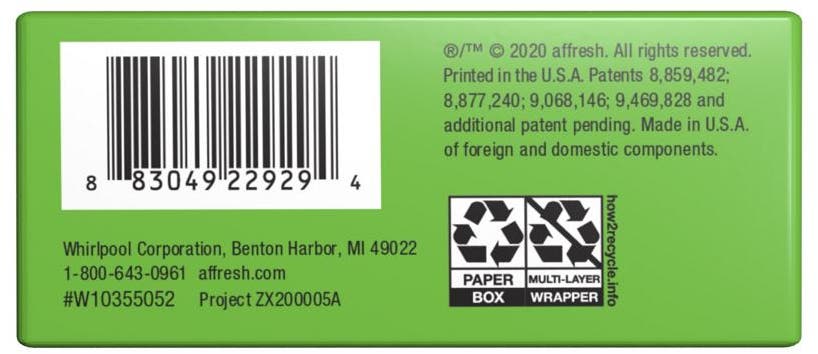 Whirlpool W10355052 Other