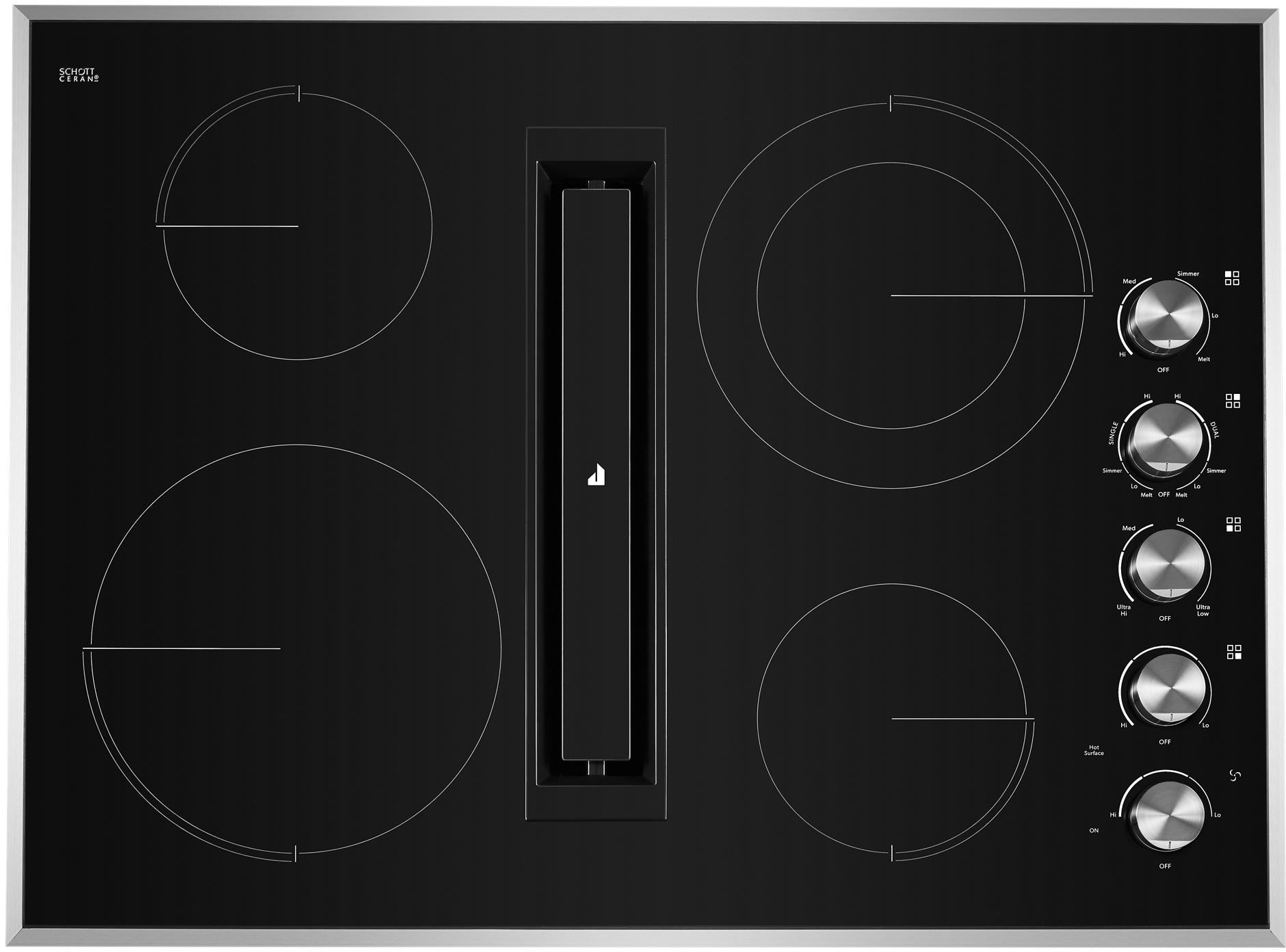 Jenn Air JED3430GS 30 Inch Electric Cooktop Stainless Steel