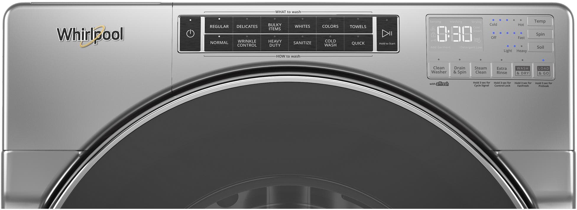 Whirlpool WFW8620HC Chrome Shadow