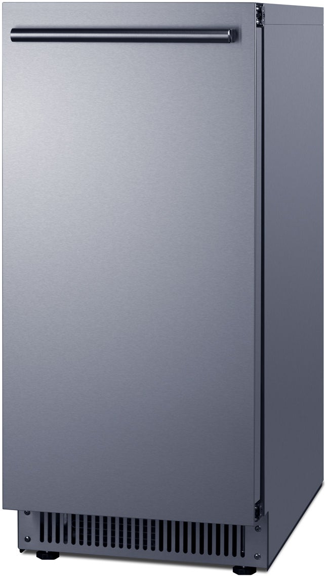 Summit BIM62ADA 15 Inch ADA Clear Icemaker Stainless Steel