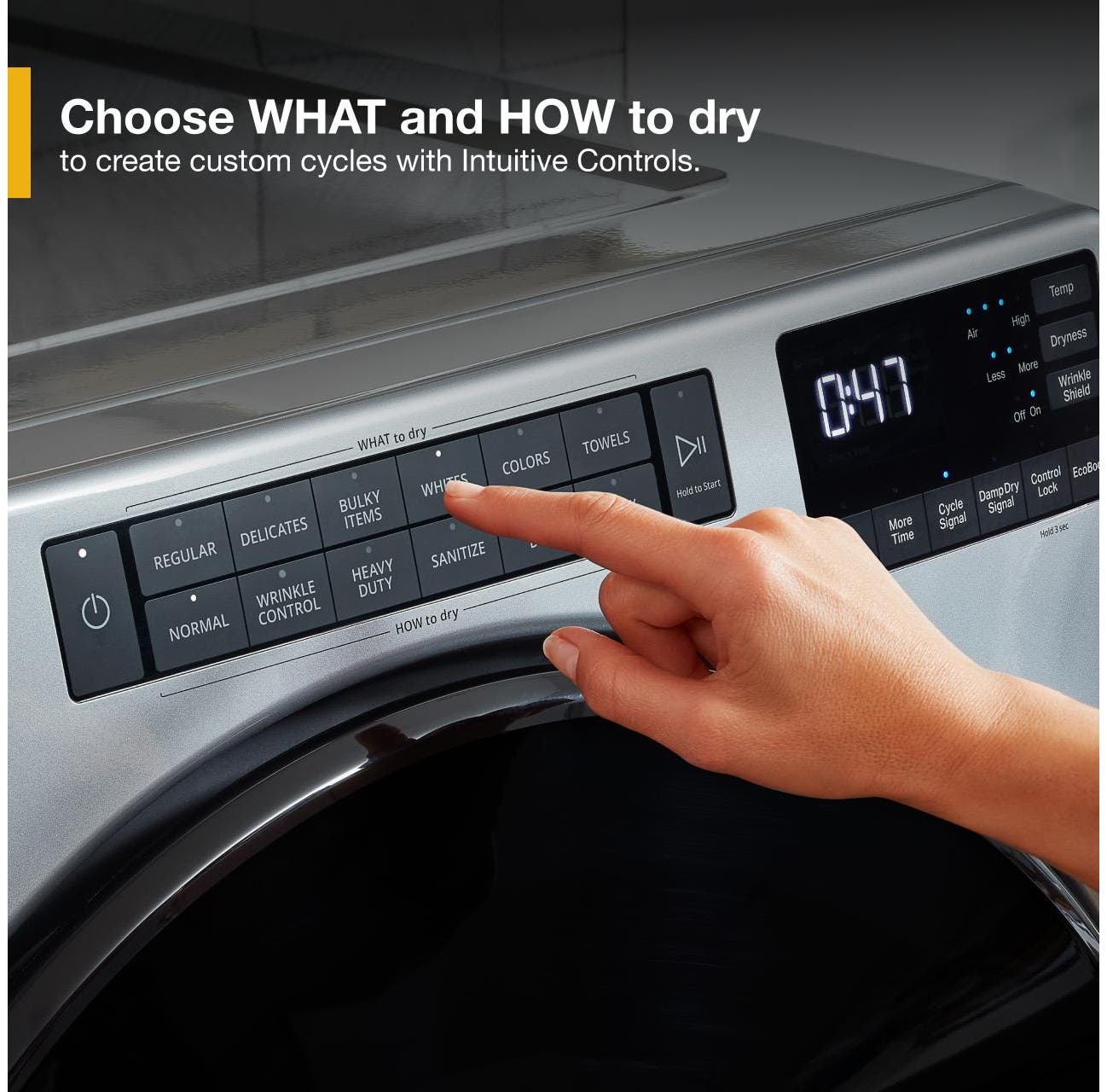 Whirlpool WED5605MC Chrome Shadow