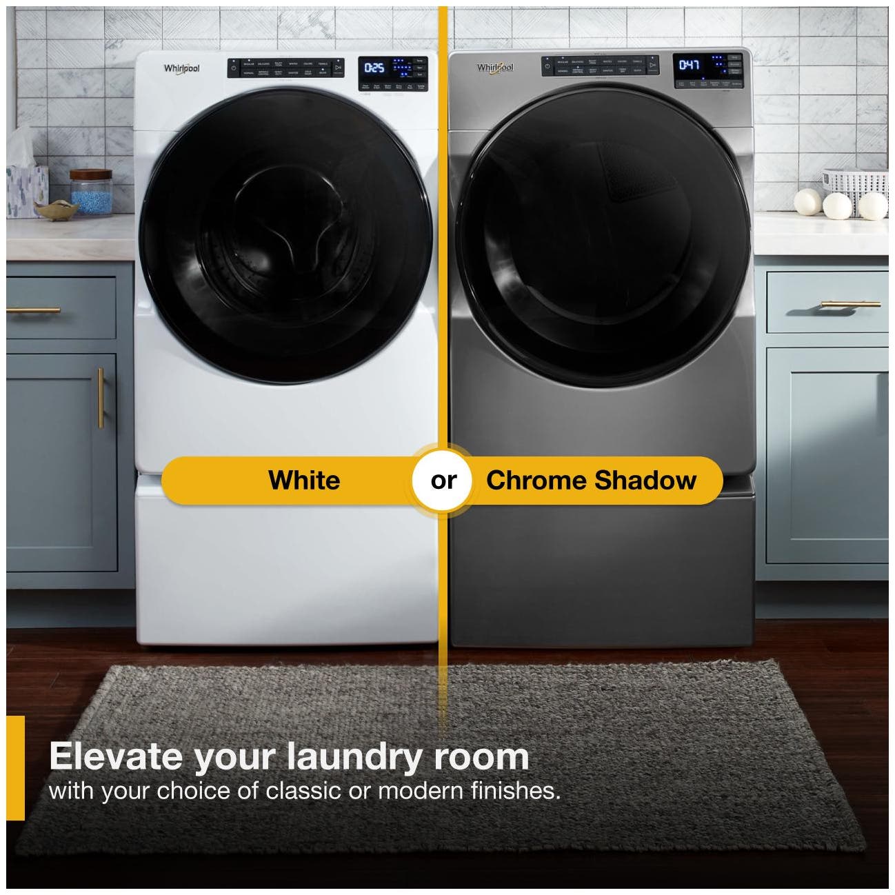 Whirlpool WED5605MC Chrome Shadow