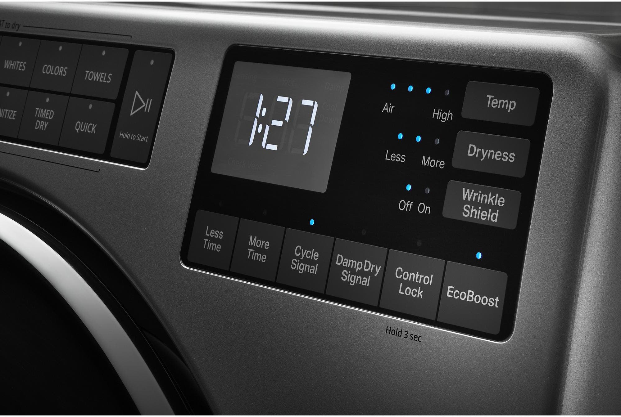 Whirlpool WED5605MC Chrome Shadow