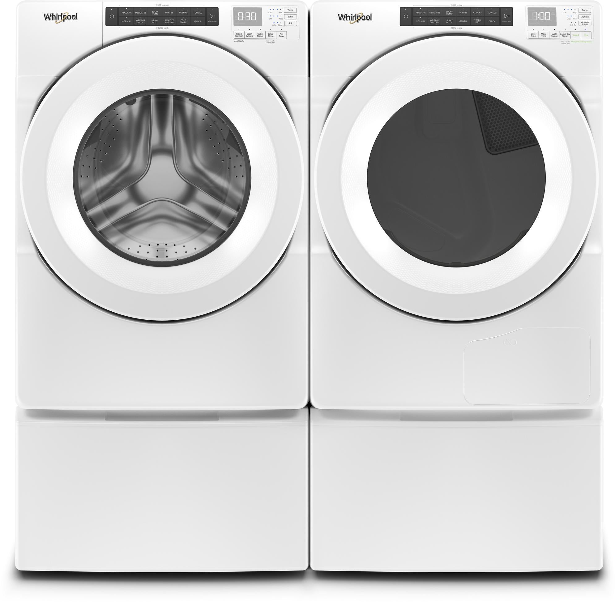 Whirlpool WHD560CHW 7.4 cu.ft Front Load Heat Pump Dryer White