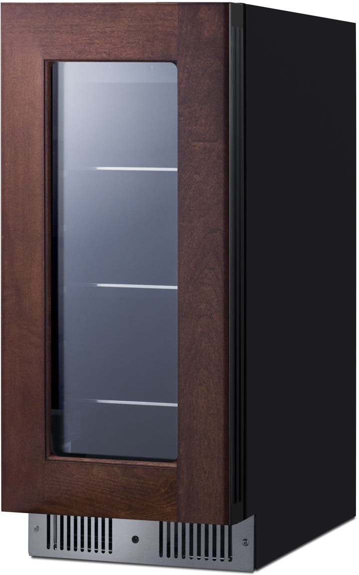 Summit CL156BV1PNRLHD Panel Ready Glass Door, Left Hinge