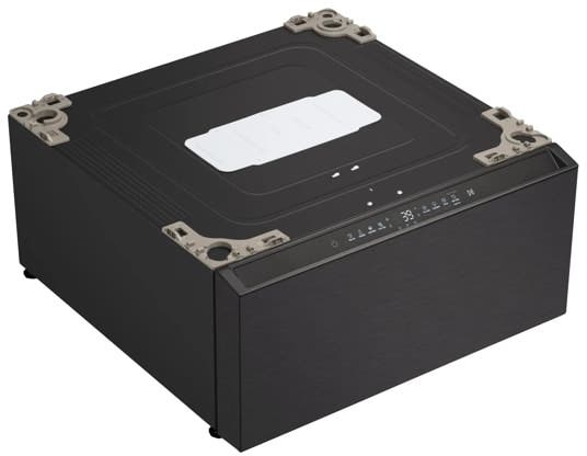 LG WD405CB Brushed Black Steel