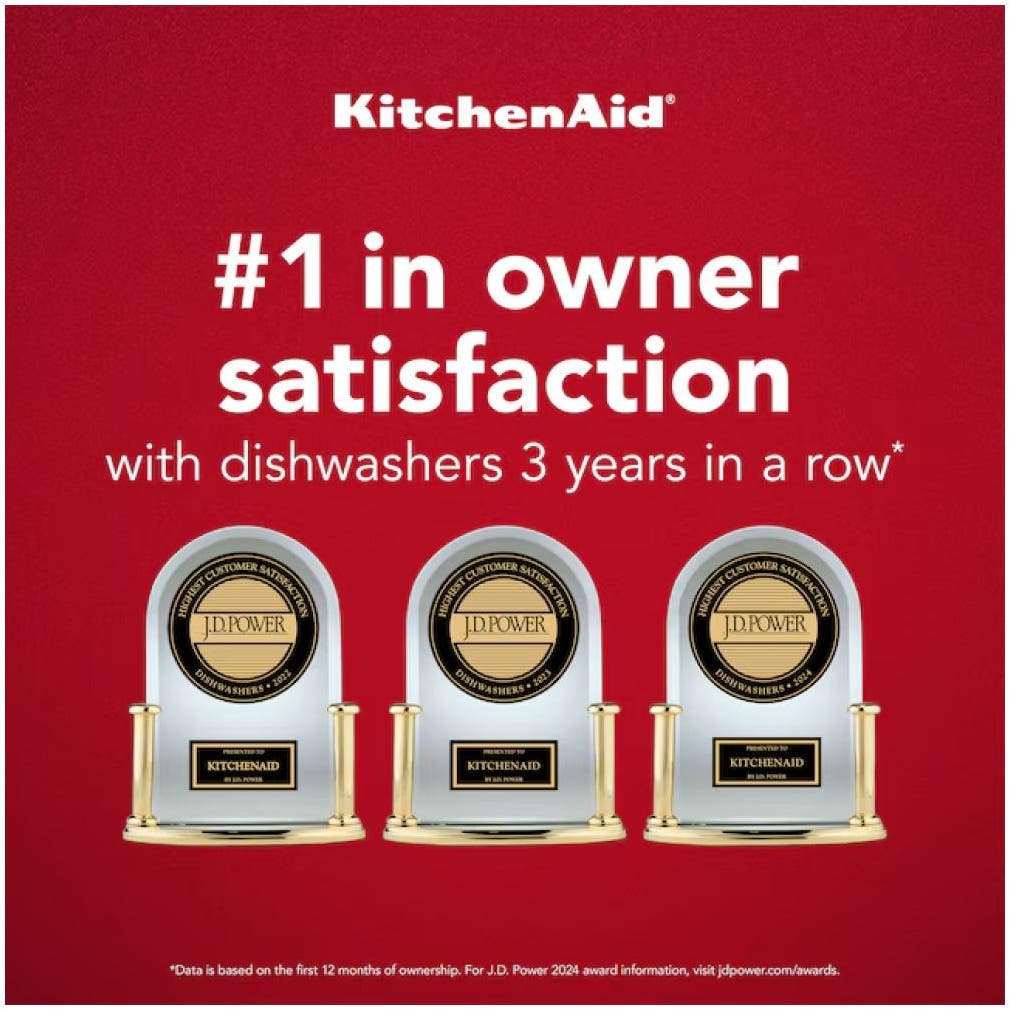 KitchenAid KDFM404KBS Black Stainless Steel