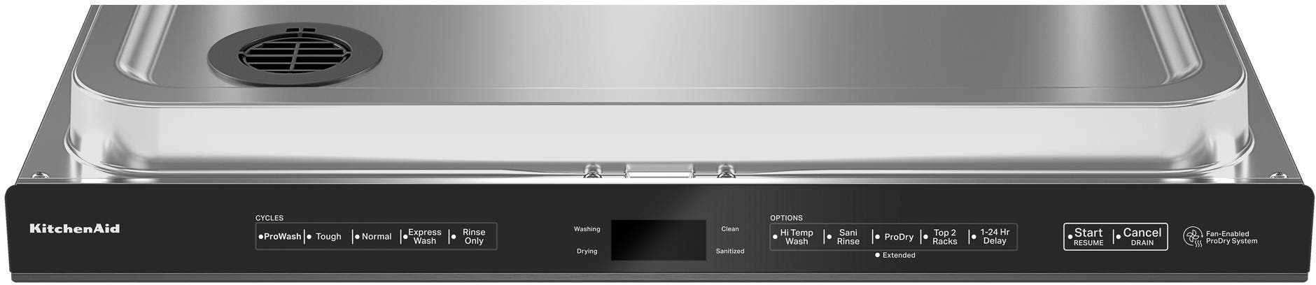KitchenAid KDPM604KBS Black Stainless Steel with Printshield Finish