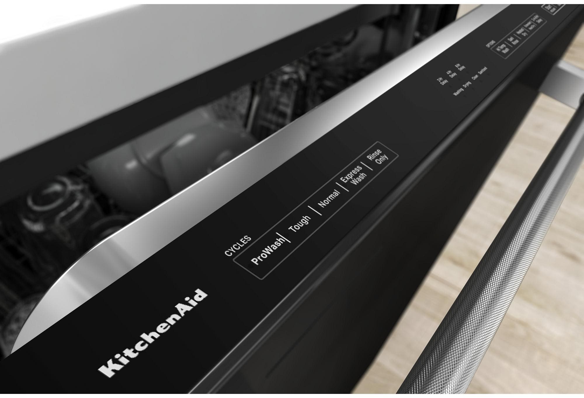 KitchenAid KDTE204KBS Black Stainless Steel