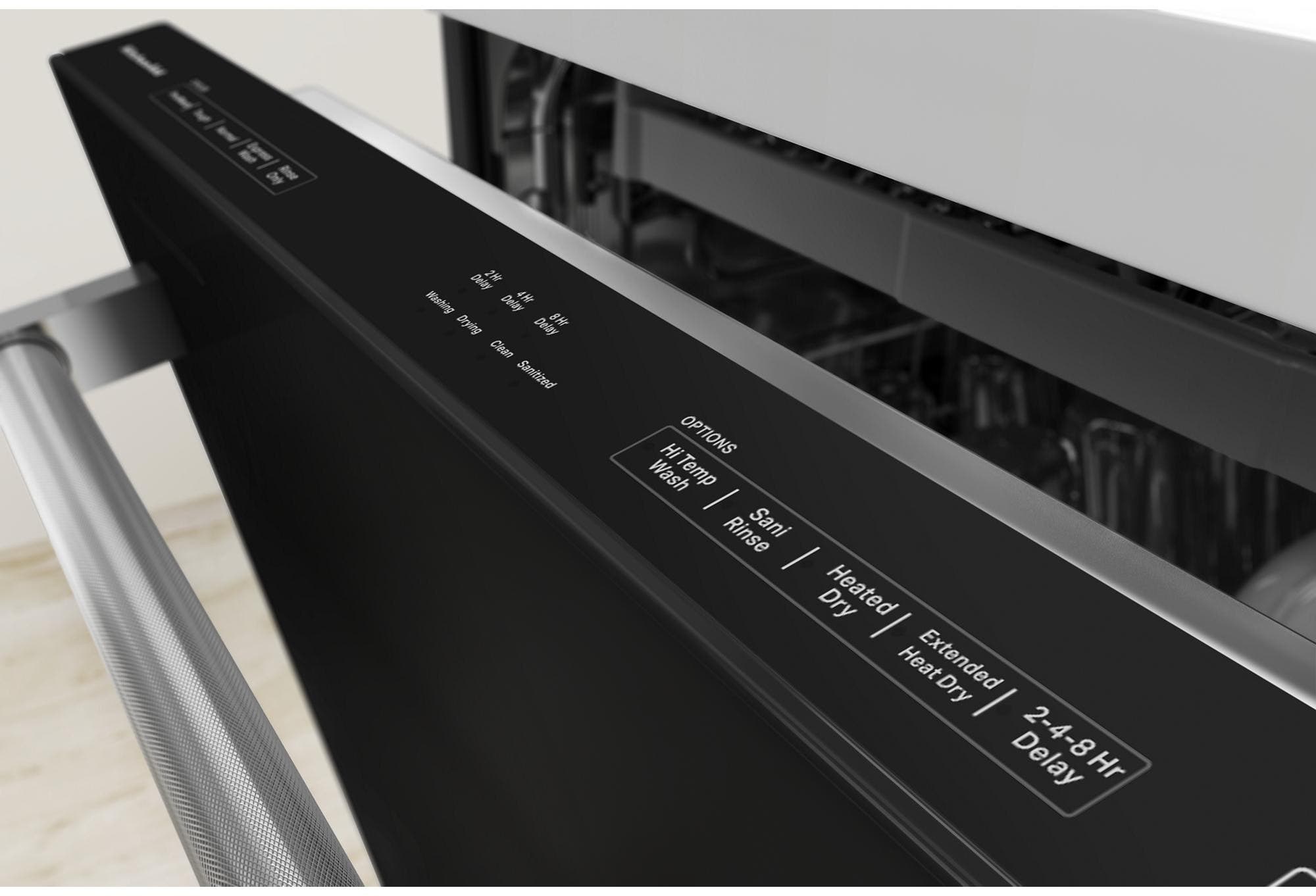 KitchenAid KDTE204KBS Black Stainless Steel