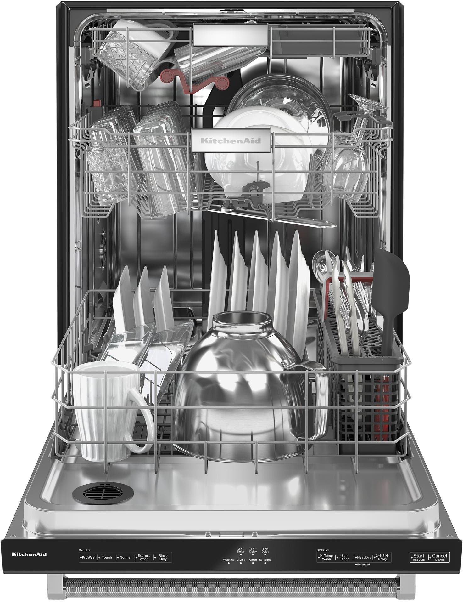 KitchenAid KDTM404KBS Black Stainless Steel with Printshield Finish