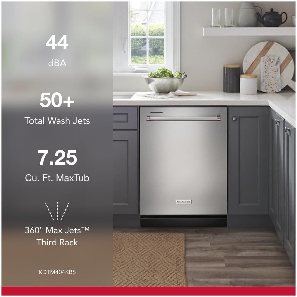 KitchenAid KDTM404KPS Stainless Steel with PrintShield™ Finish