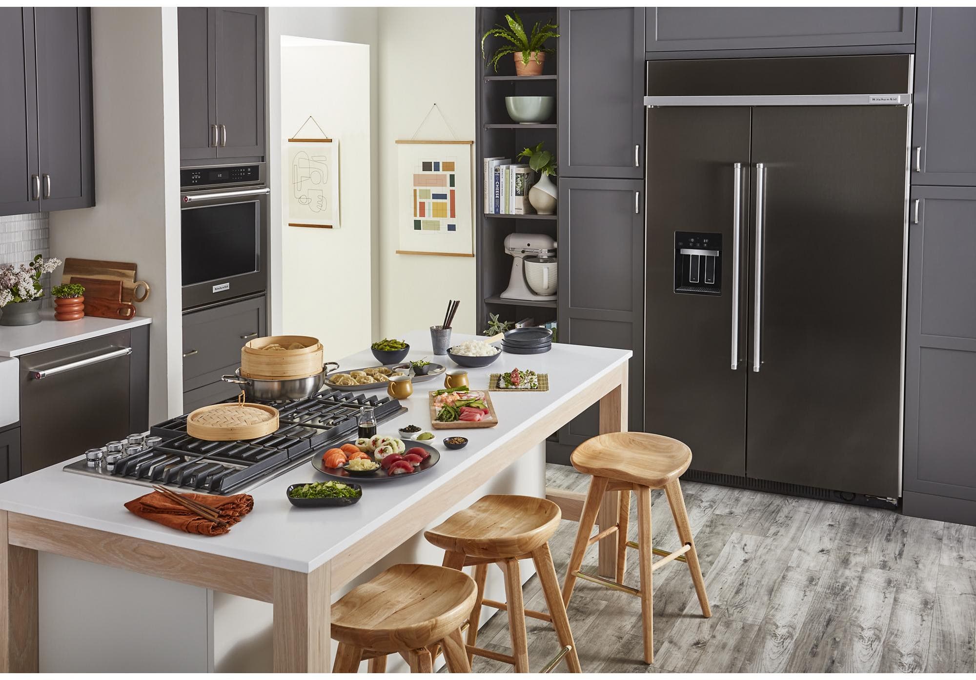 KitchenAid KDTM604KBS Black Stainless Steel with Printshield Finish