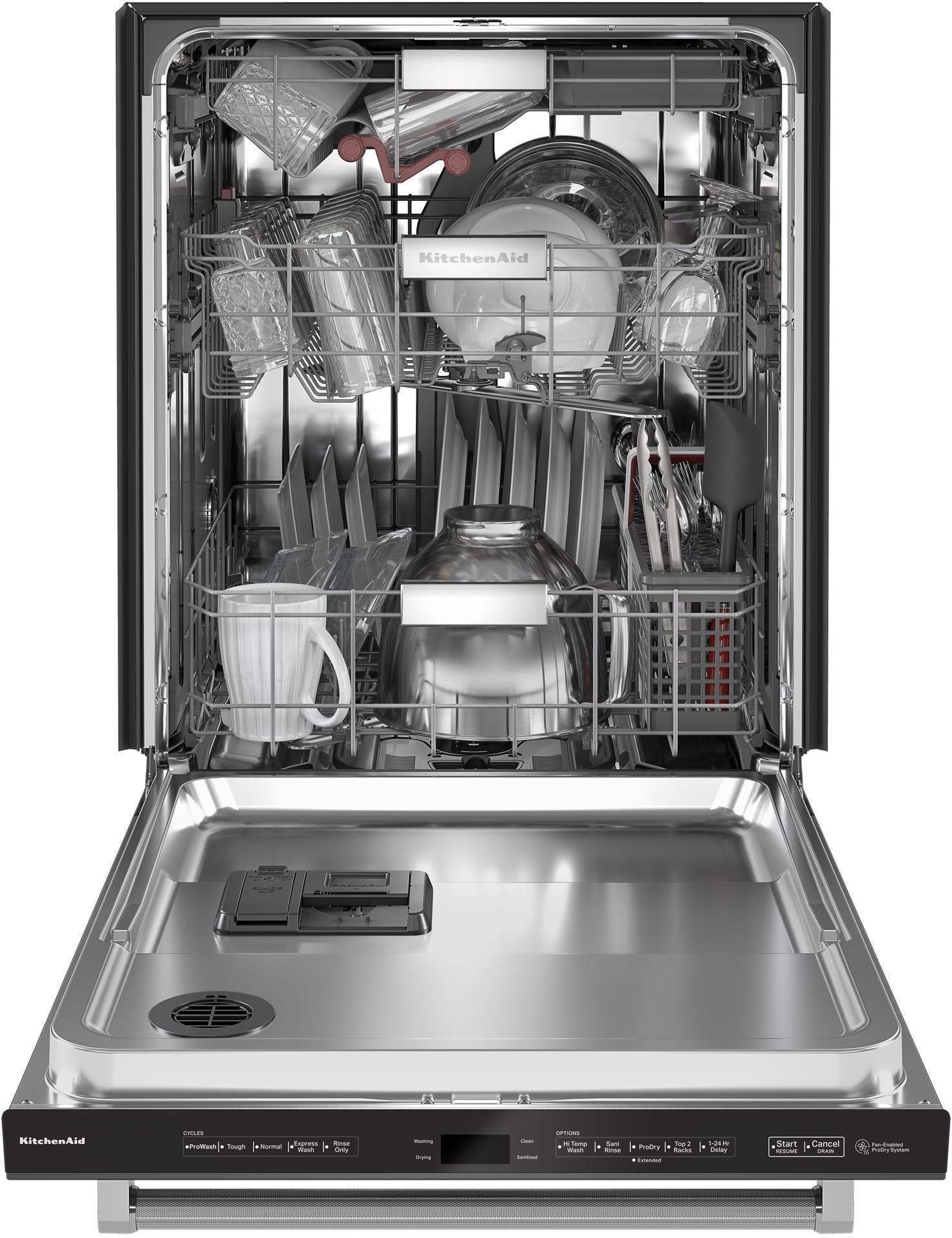 KitchenAid KDTM604KBS Black Stainless Steel with Printshield Finish