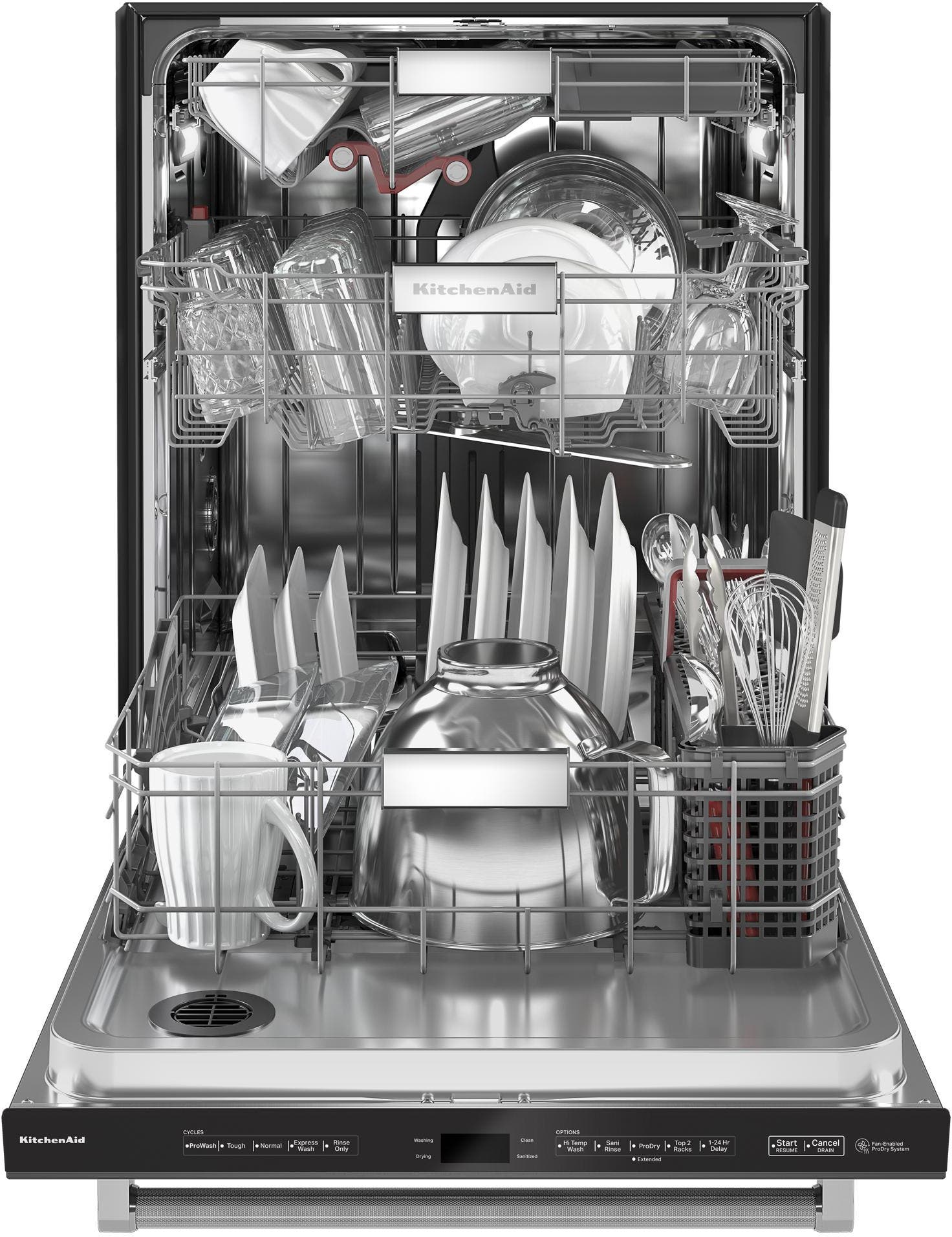 KitchenAid KDTM804KBS Black Stainless Steel with Printshield Finish