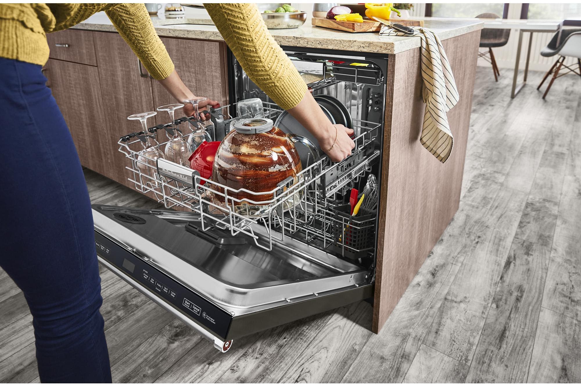 KitchenAid KDTM804KBS Black Stainless Steel with Printshield Finish