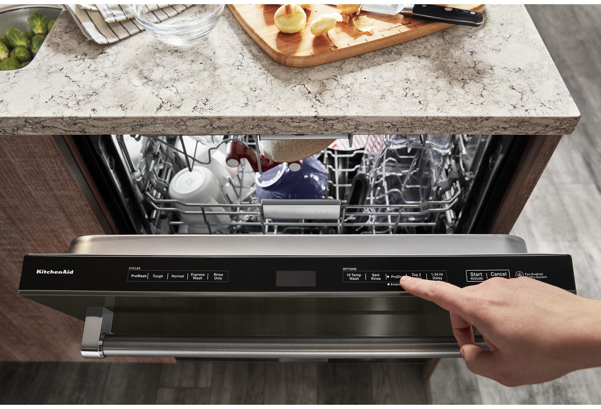 KitchenAid KDTM804KBS Black Stainless Steel with Printshield Finish