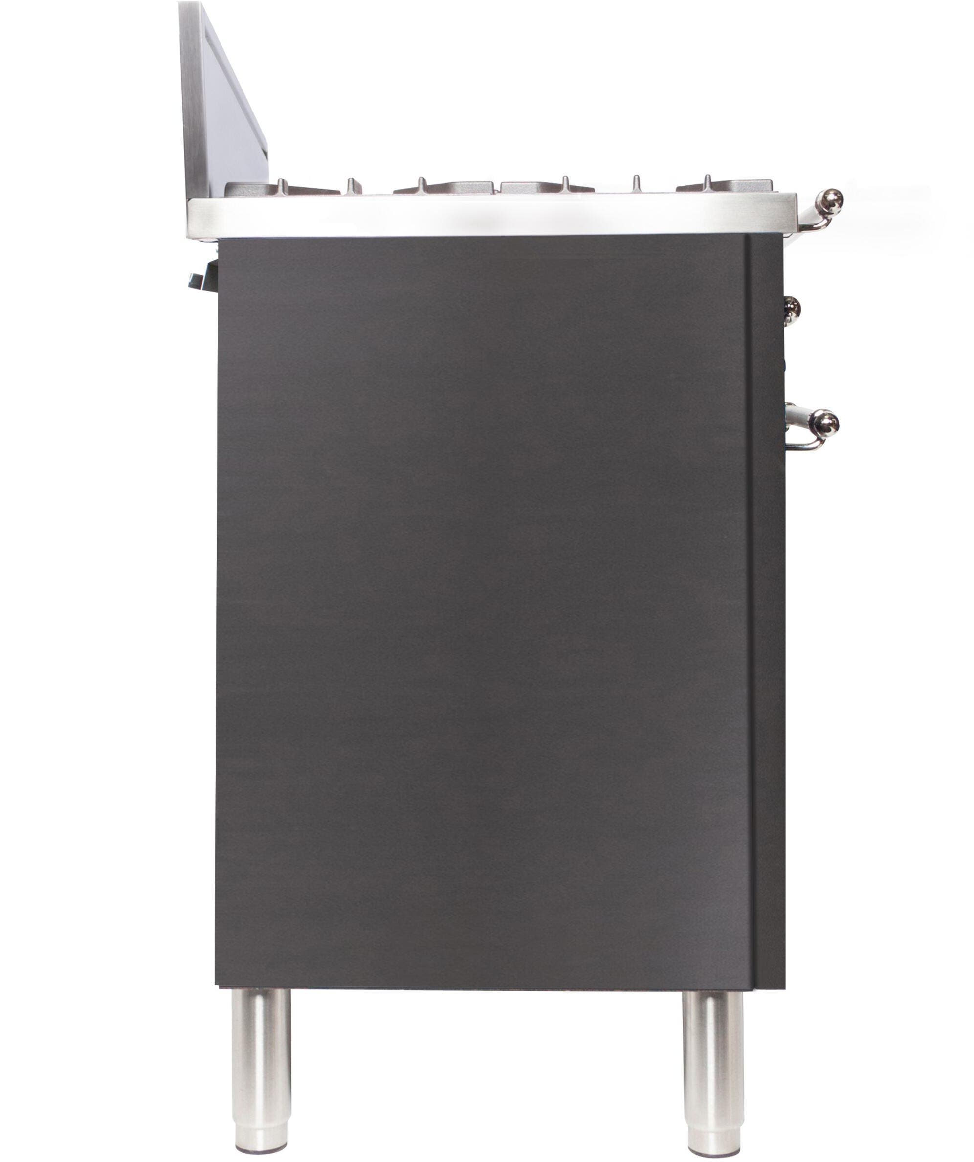Ilve UPN76DVGGIYLP Liquid Propane In Stainless Steel W/ Bronze Trim