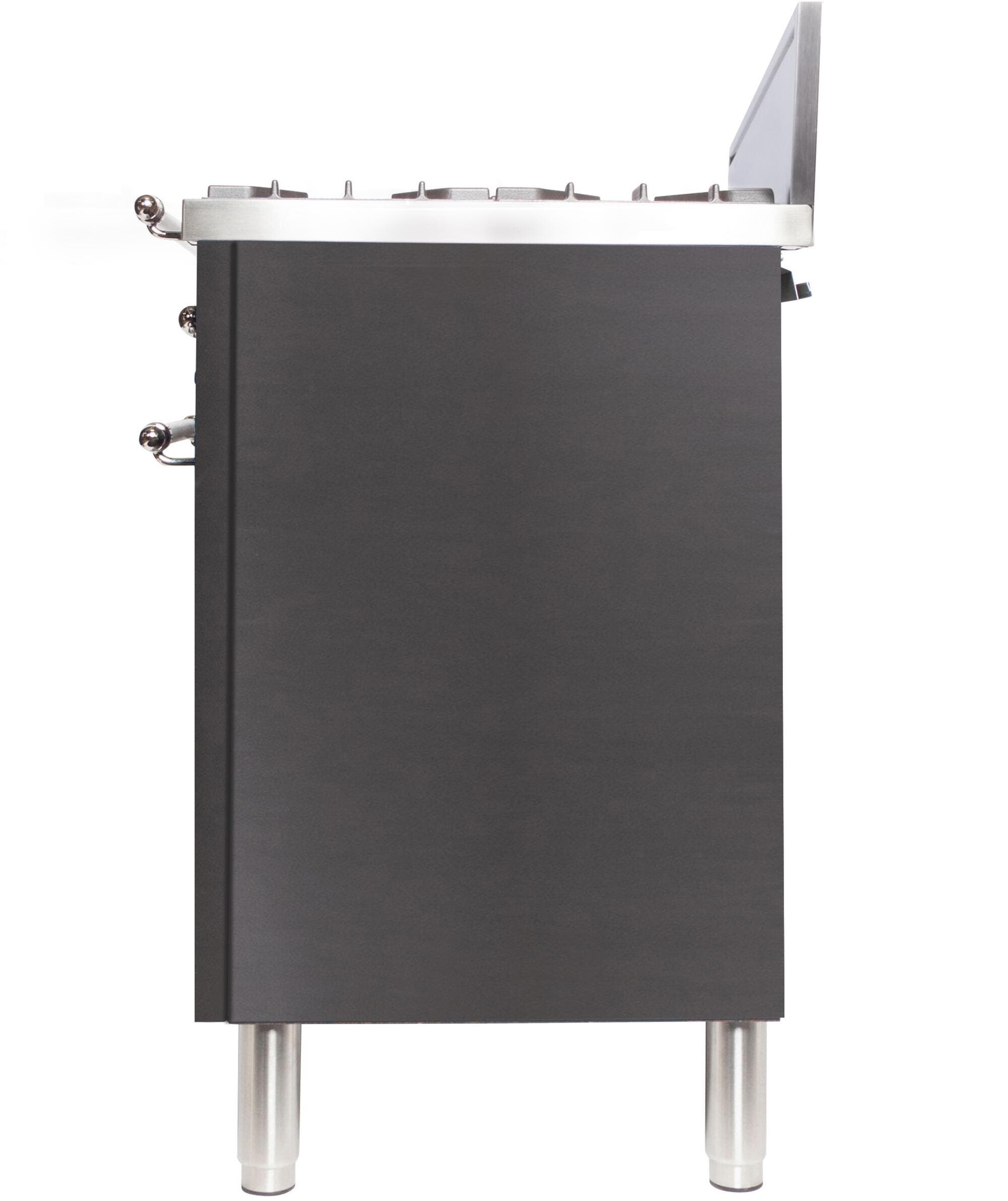 Ilve UPN76DVGGIYLP Liquid Propane In Stainless Steel W/ Bronze Trim
