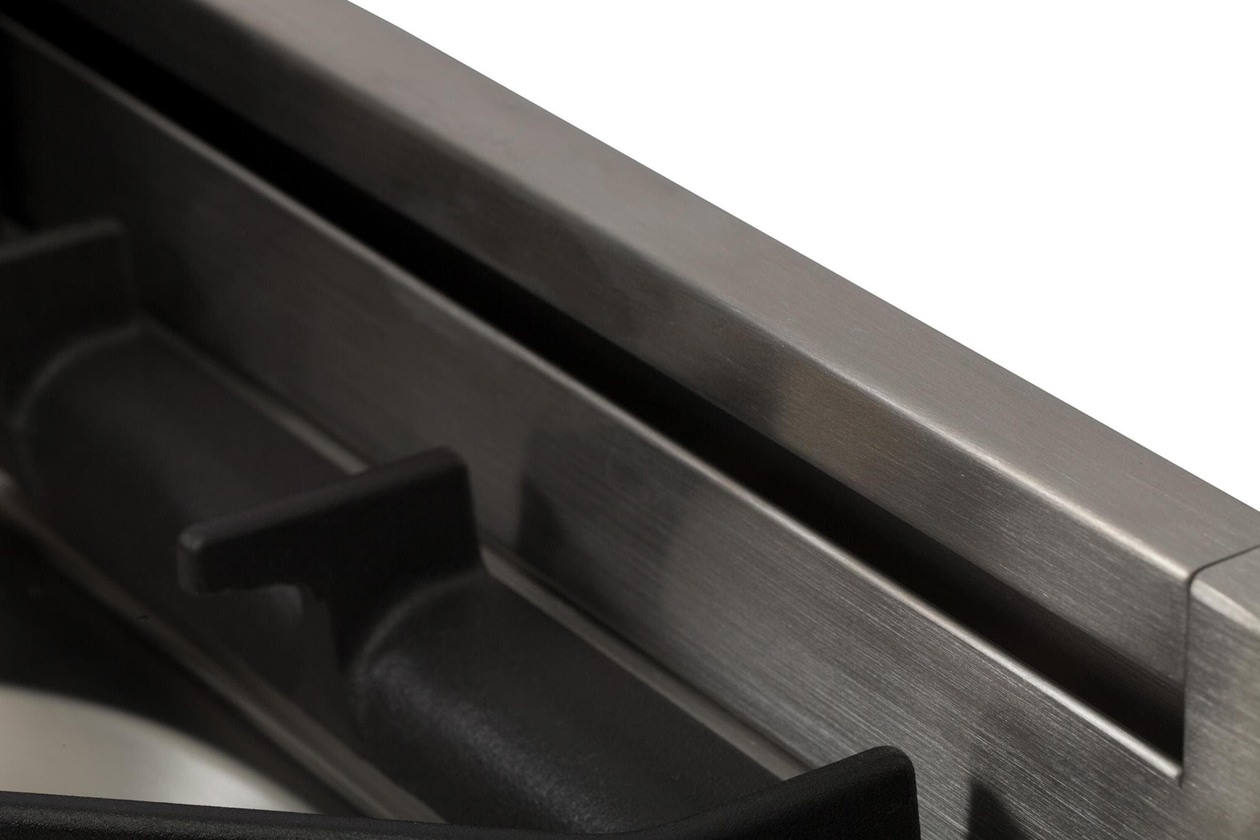 Ilve UPN60DVGGMXLP Liquid Propane In Matte Graphite W/ Chrome Trim