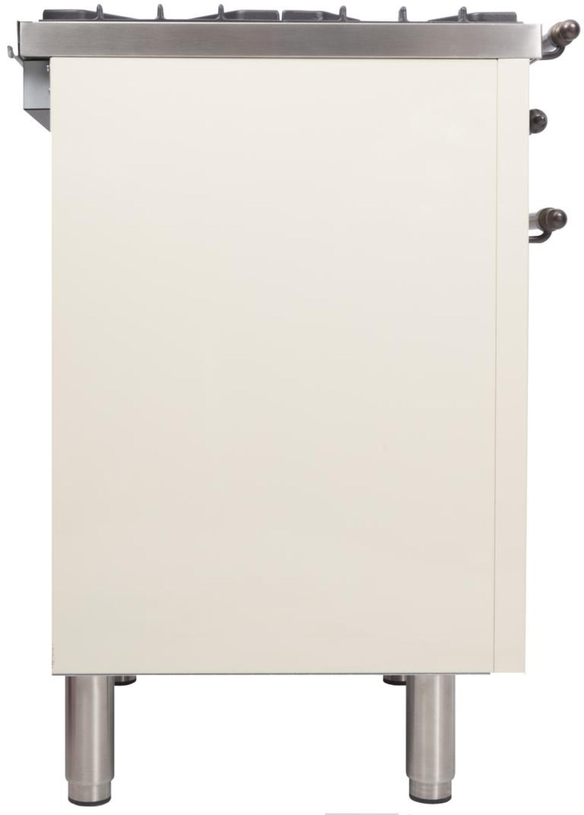 Ilve UPN60DVGGAYLP Liquid Propane In Antique White W/ Bronze Trim
