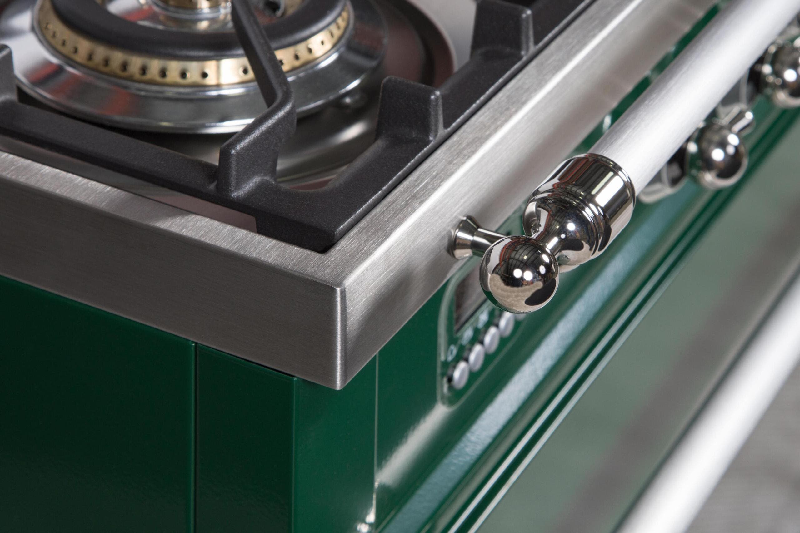 Ilve UPN60DMPVSXLP Liquid Propane In Emerald Green W/ Chrome Trim