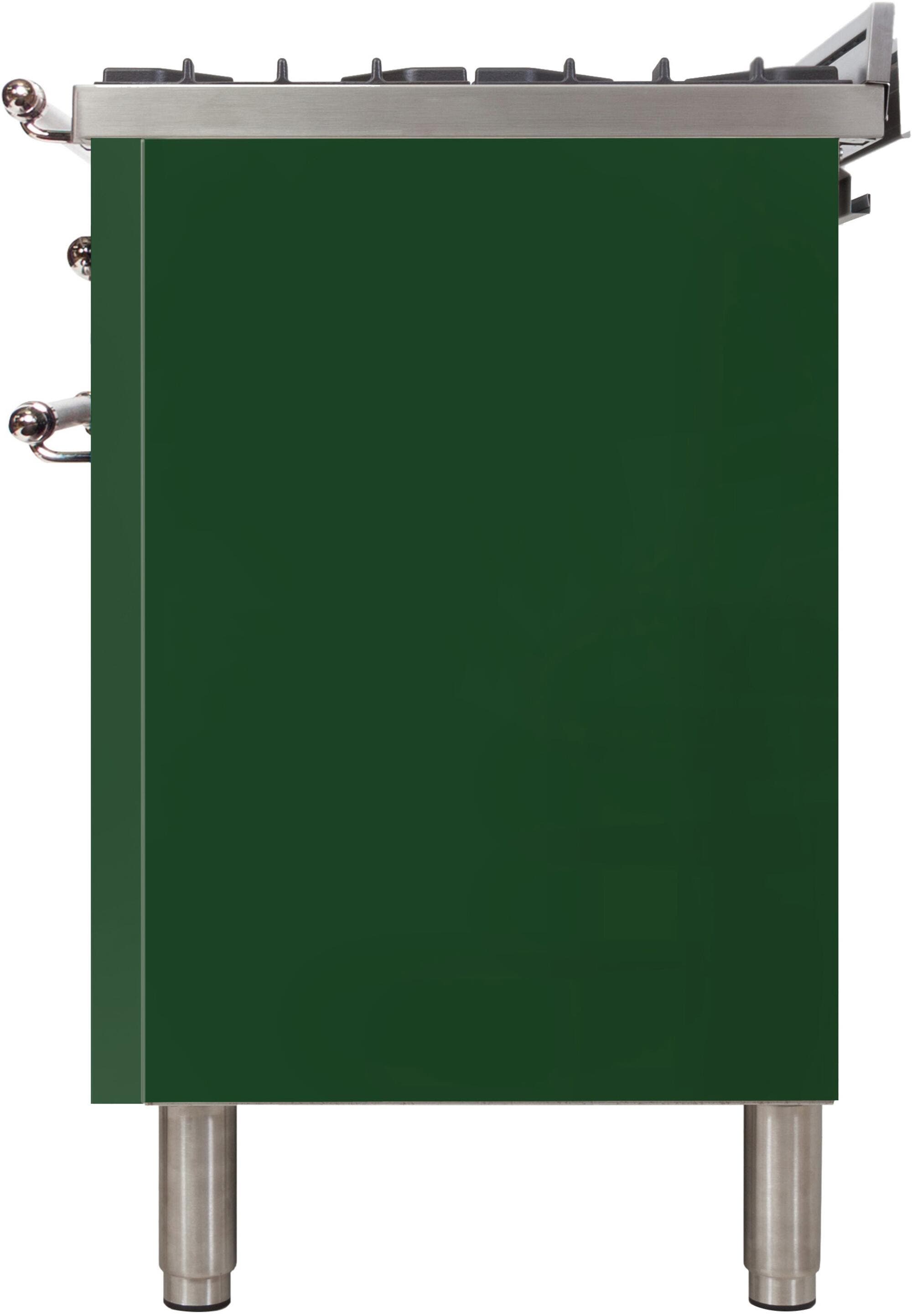 Ilve UPN60DMPVSXLP Liquid Propane In Emerald Green W/ Chrome Trim
