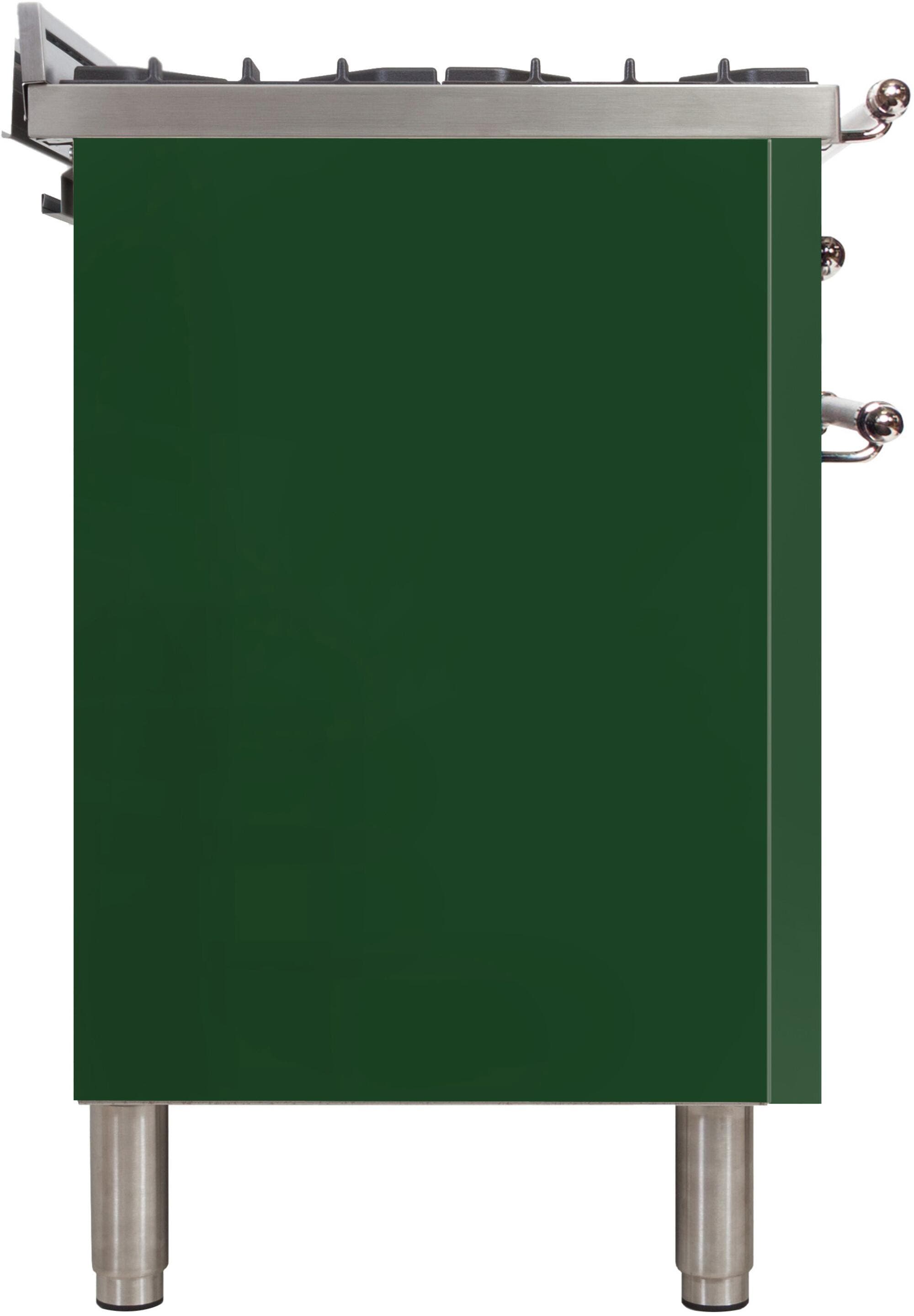 Ilve UPN60DMPVSXLP Liquid Propane In Emerald Green W/ Chrome Trim