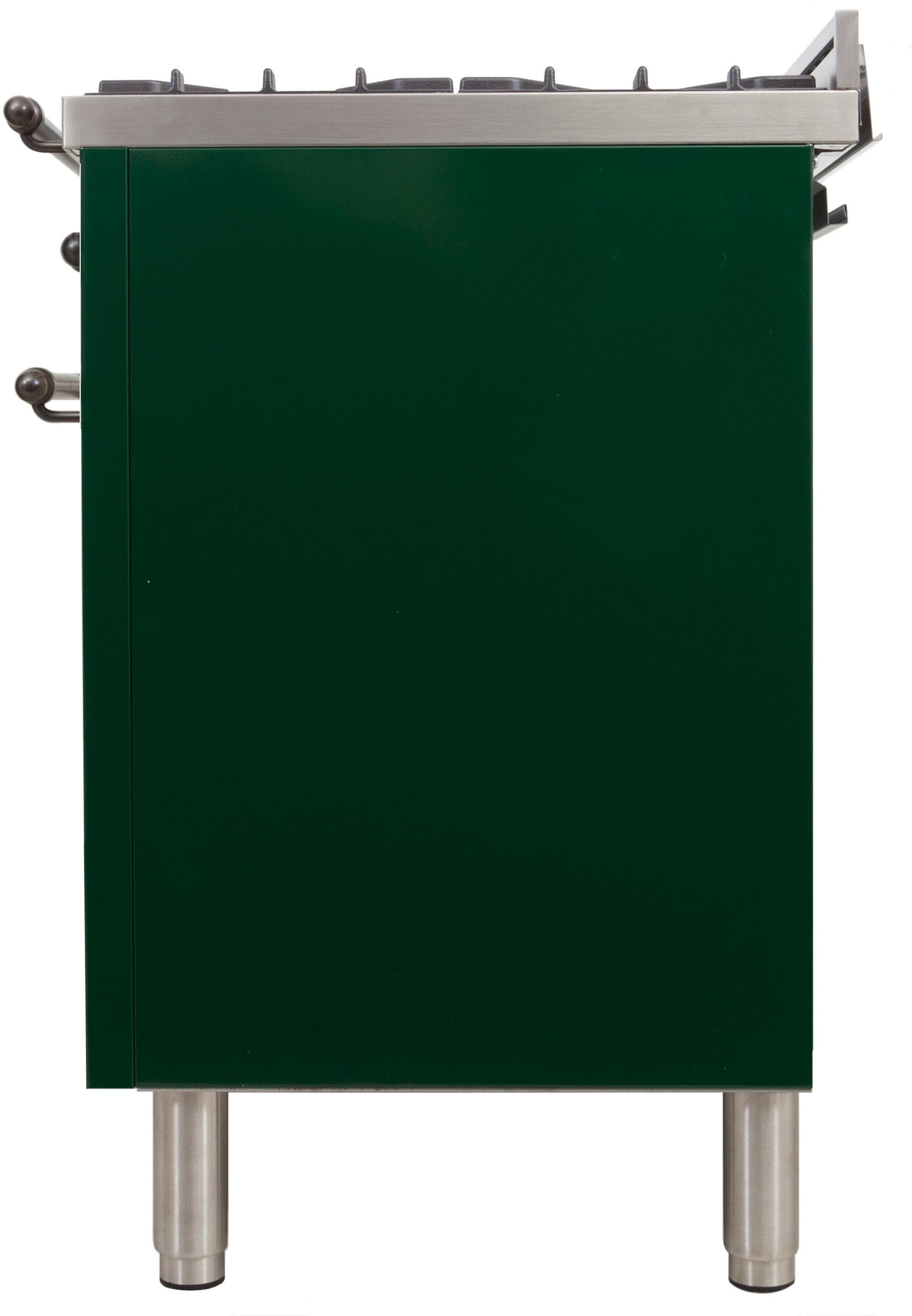 Ilve UPN60DMPVSYLP Liquid Propane In Emerald Green W/ Bronze Trim
