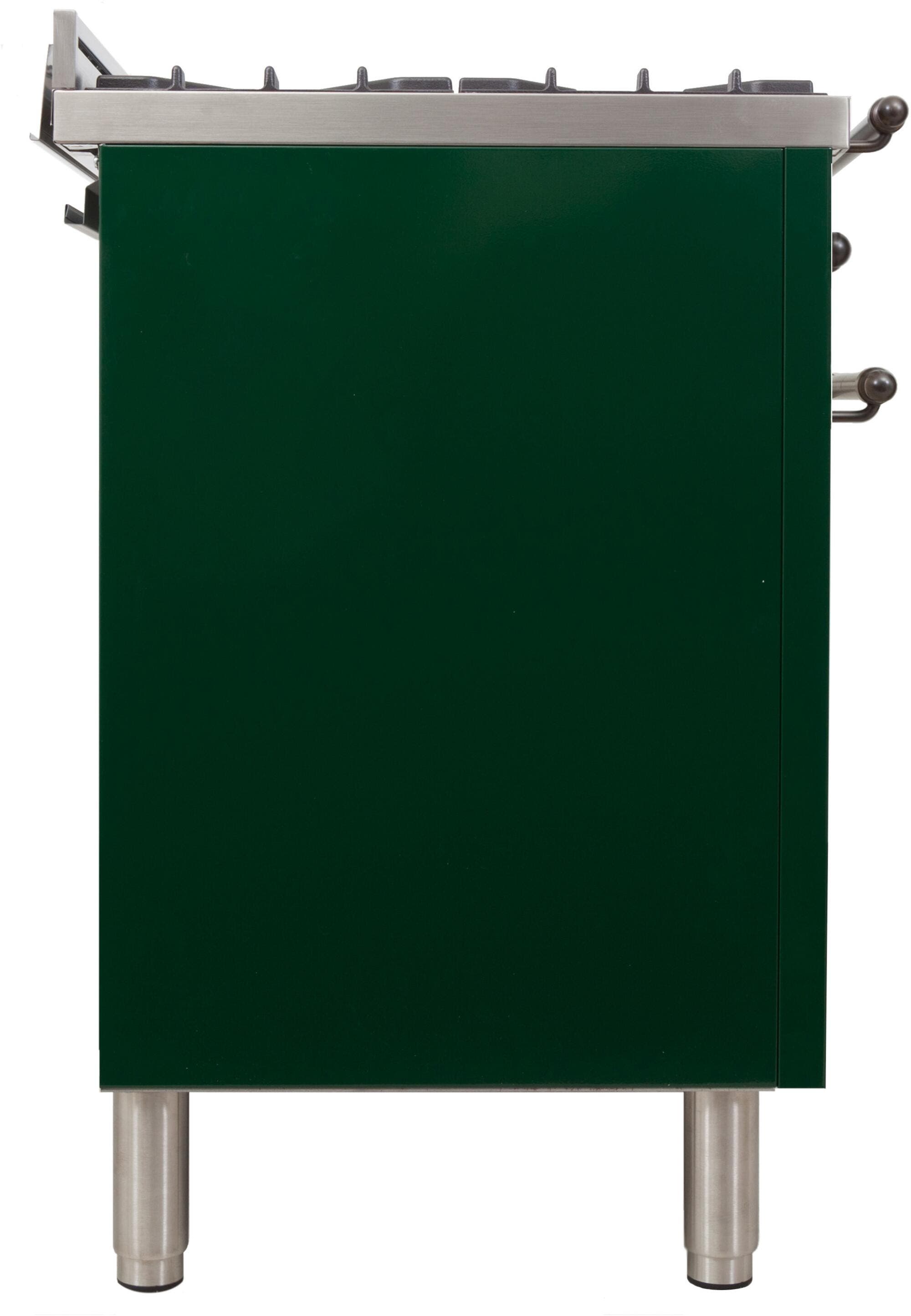 Ilve UPN60DMPVSYLP Liquid Propane In Emerald Green W/ Bronze Trim