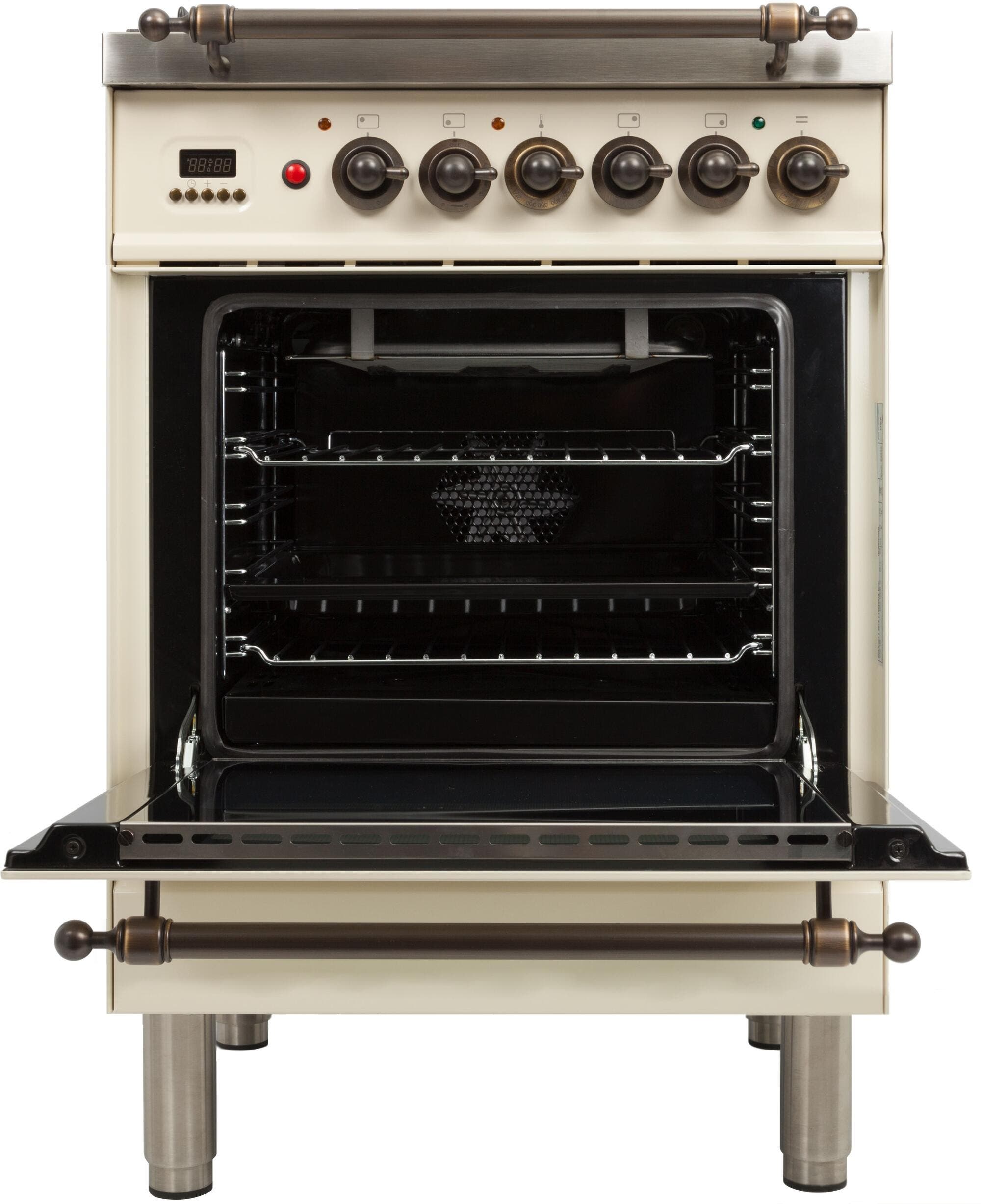 Ilve UPN60DMPAYLP Liquid Propane In Antique White W/ Bronze Trim