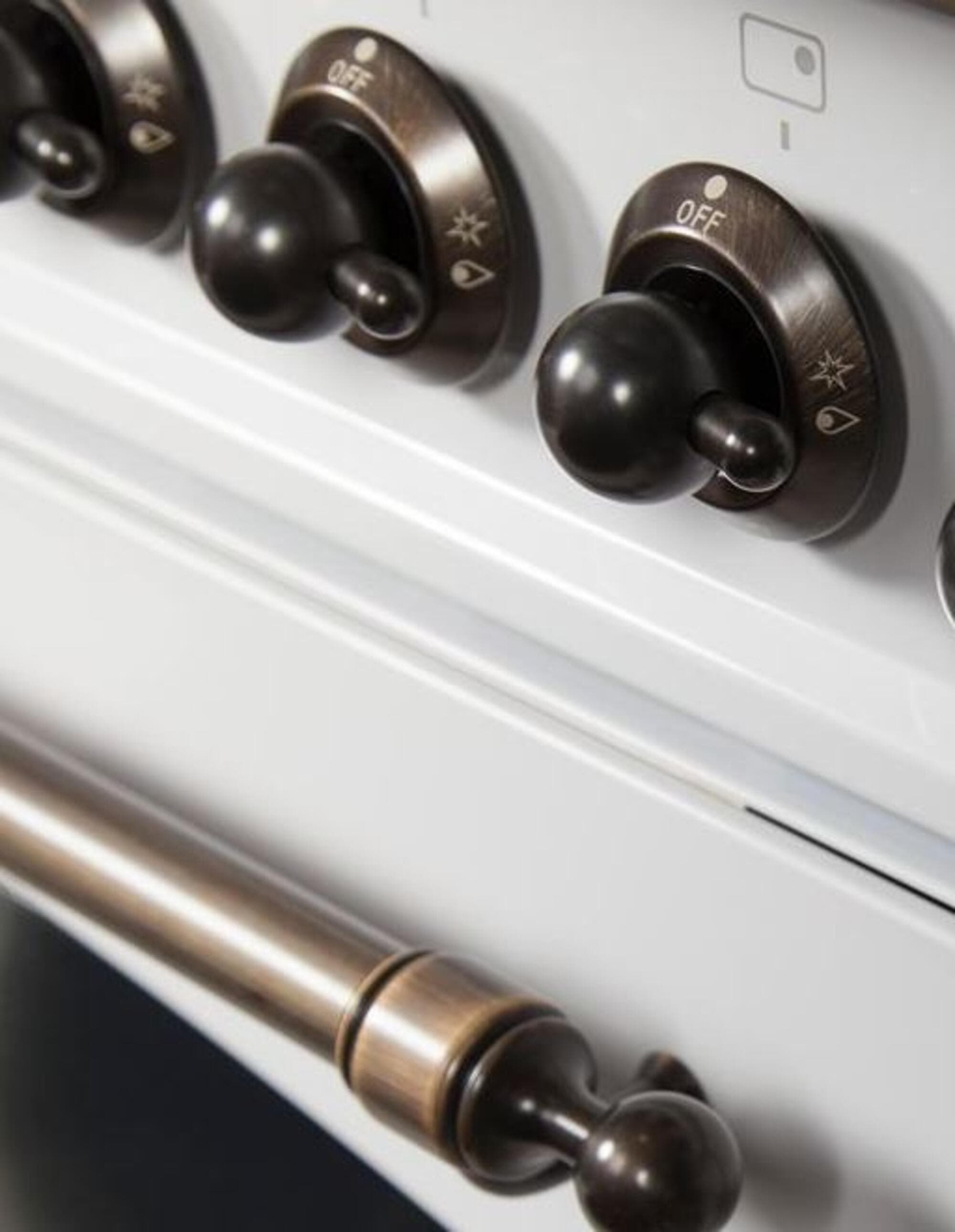 Ilve UPN60DMPAYLP Liquid Propane In Antique White W/ Bronze Trim