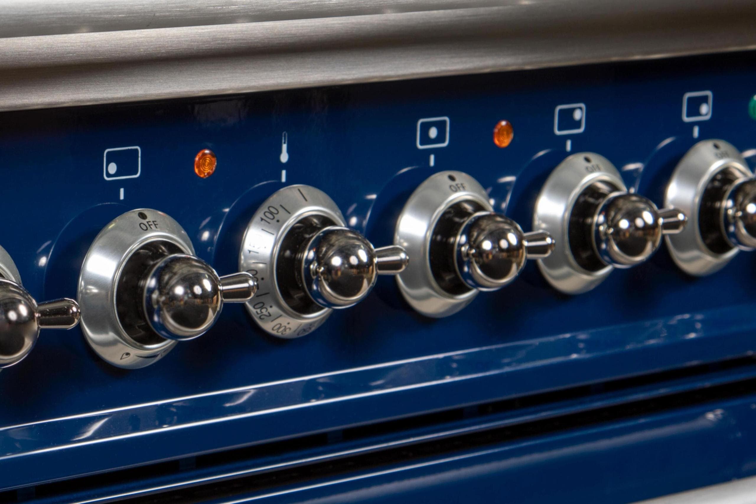 Ilve UPN60DMPBLXLP Liquid Propane In Midnight Blue W/ Chrome Trim