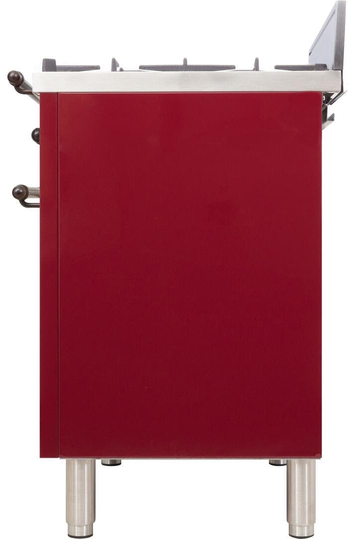 Ilve UPN76DVGGRBY Burgundy, Oil Rubbed Bronze Trim