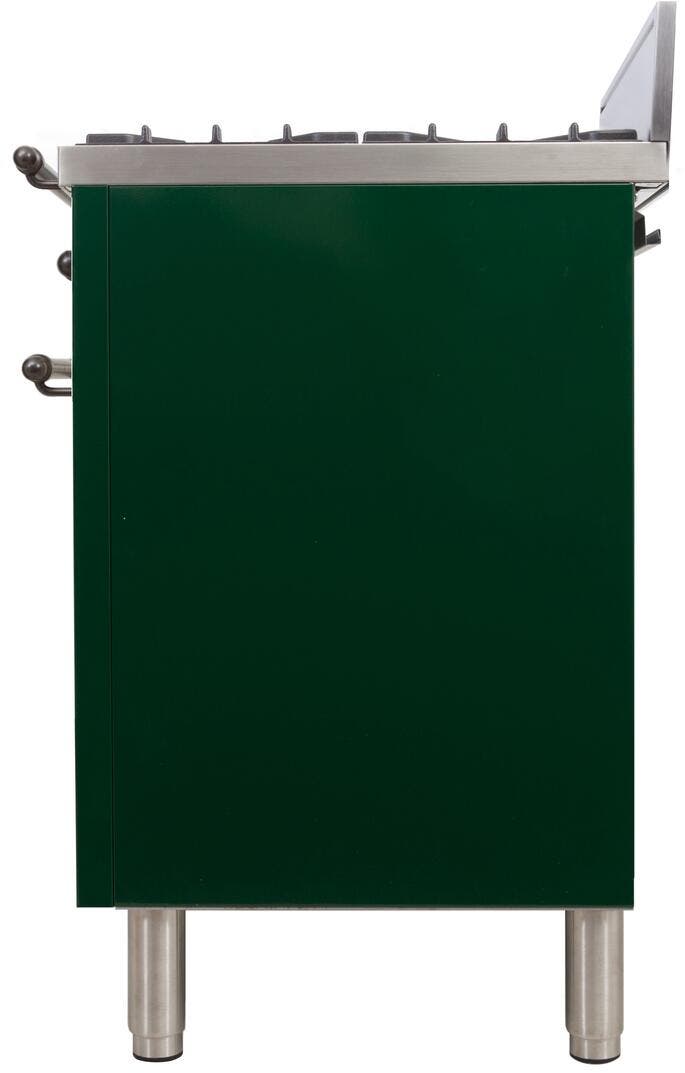 Ilve UPN76DVGGVSY Emerald Green, Oil Rubbed Bronze Trim
