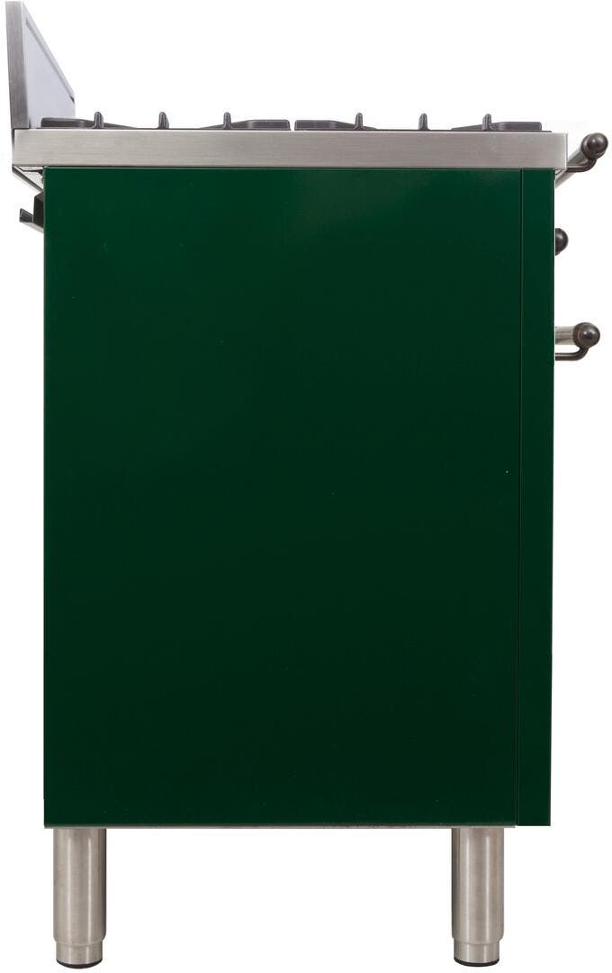 Ilve UPN76DVGGVSY Emerald Green, Oil Rubbed Bronze Trim