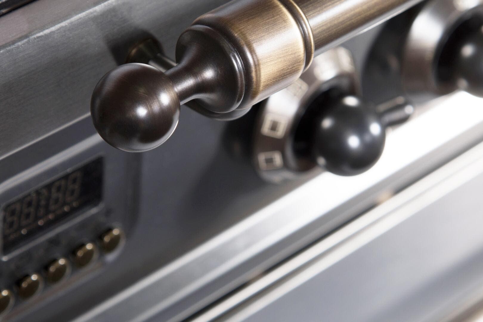 Ilve UPN76DVGGIY Stainless Steel, Oil Rubbed Bronze Trim