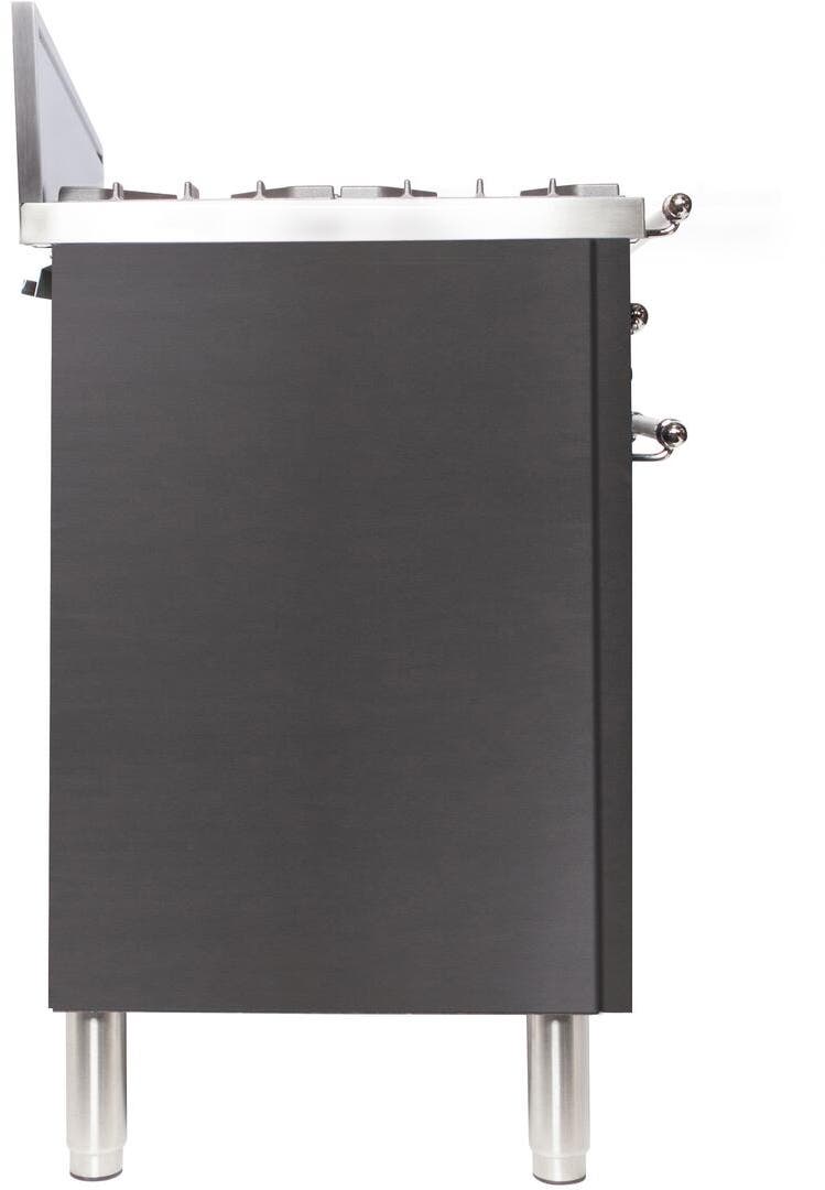 Ilve UPN76DVGGIY Stainless Steel, Oil Rubbed Bronze Trim